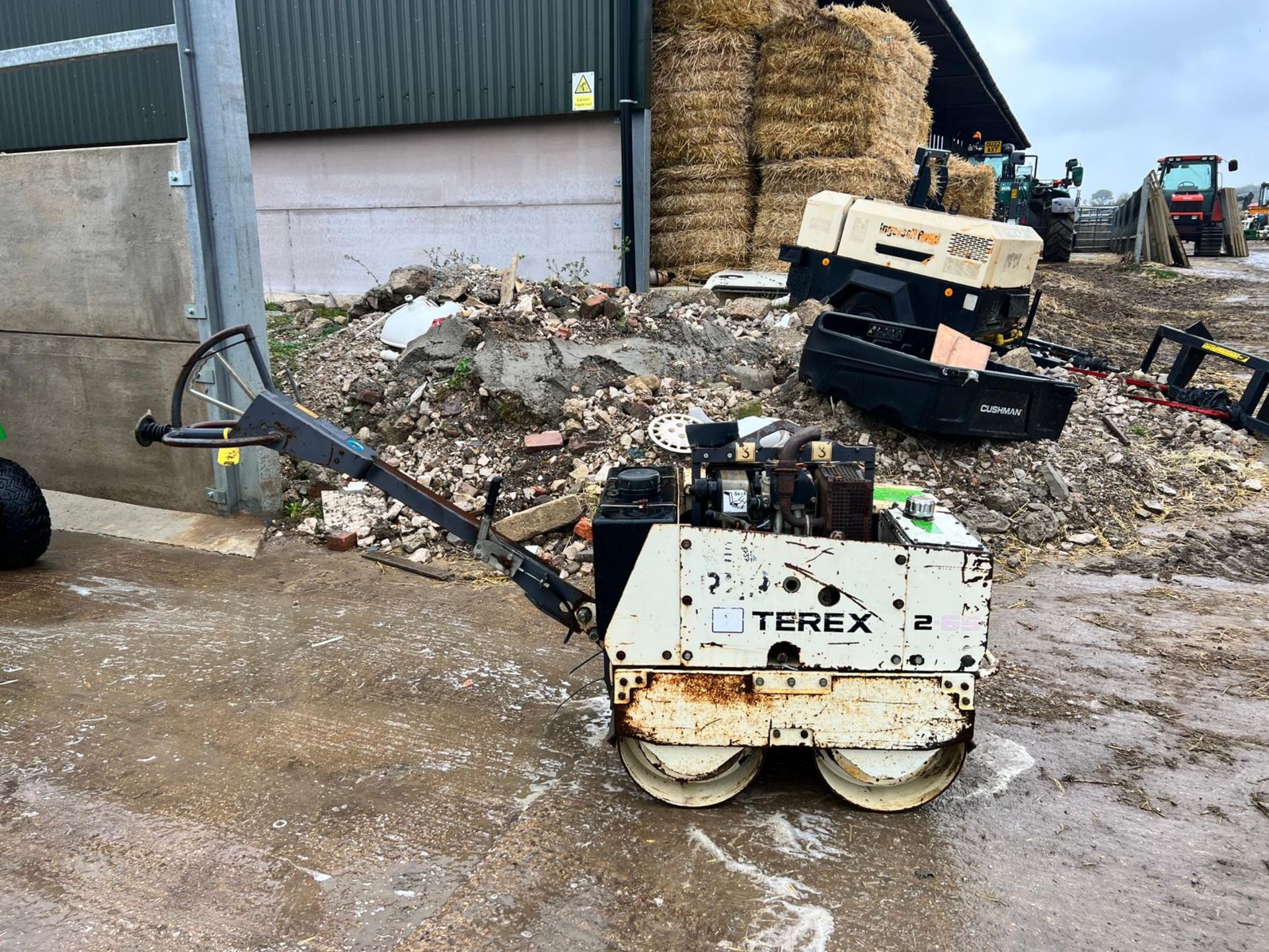 Terex 2-65 HEW Twin Drum Walk Behind Diesel F/R Pedestrian Roller *PLUS VAT* - Image 9 of 12