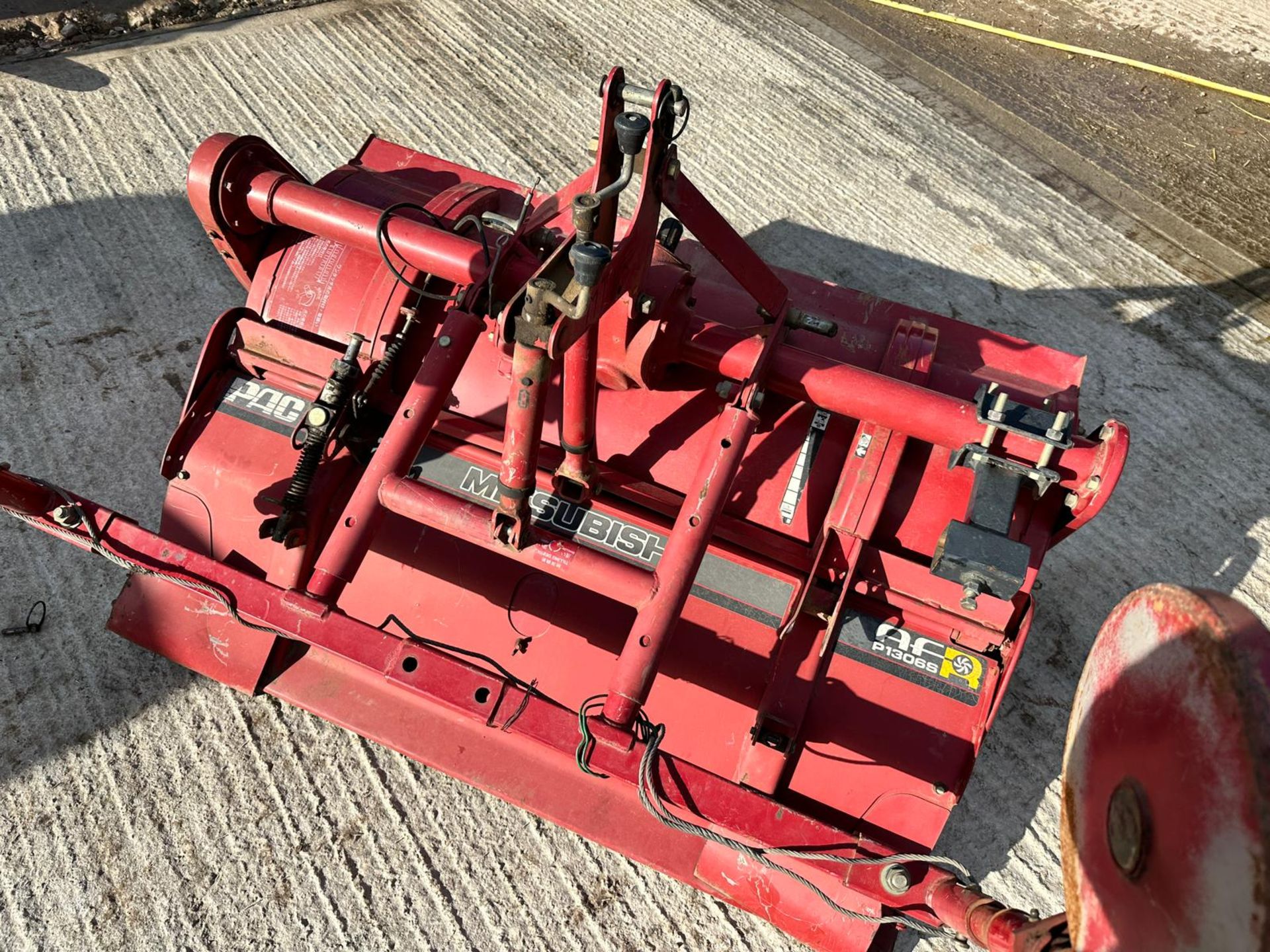 Mitsubishi P1306s Rotavator/Tiller, In Working Order, Suitable For 3 Point Linkage *PLUS VAT* - Image 10 of 13