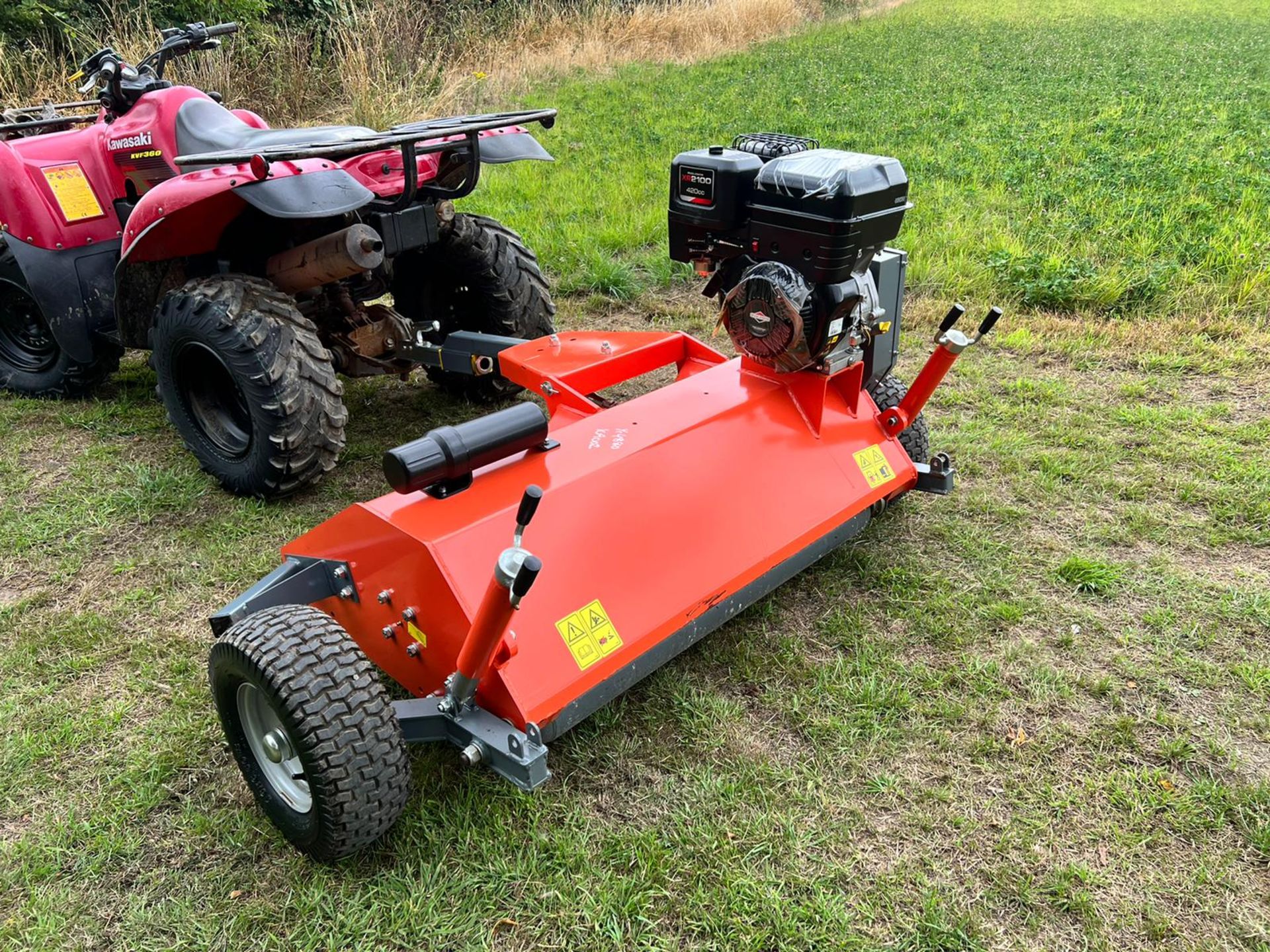 New And Unused 1.2 Metre ATV Flail Mower - Briggs And Stratton Engine *PLUS VAT* - Image 3 of 12