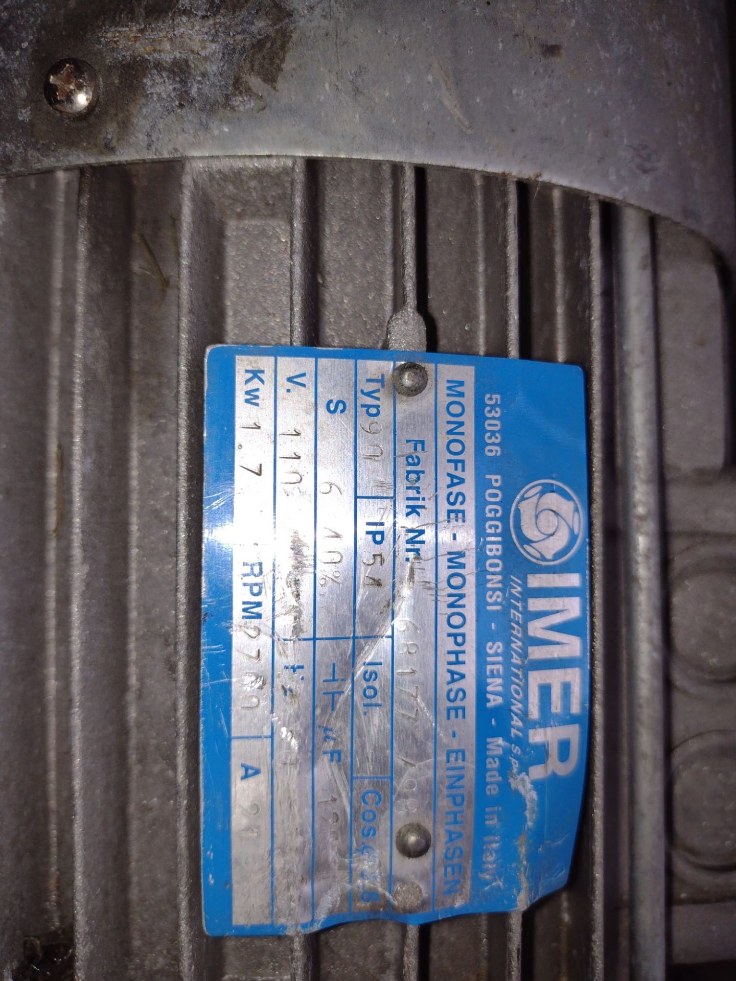 4x 110 motors some immer for scaffolding hoists untested but in good condition 1 or 2 *NO VAT* - Image 3 of 10