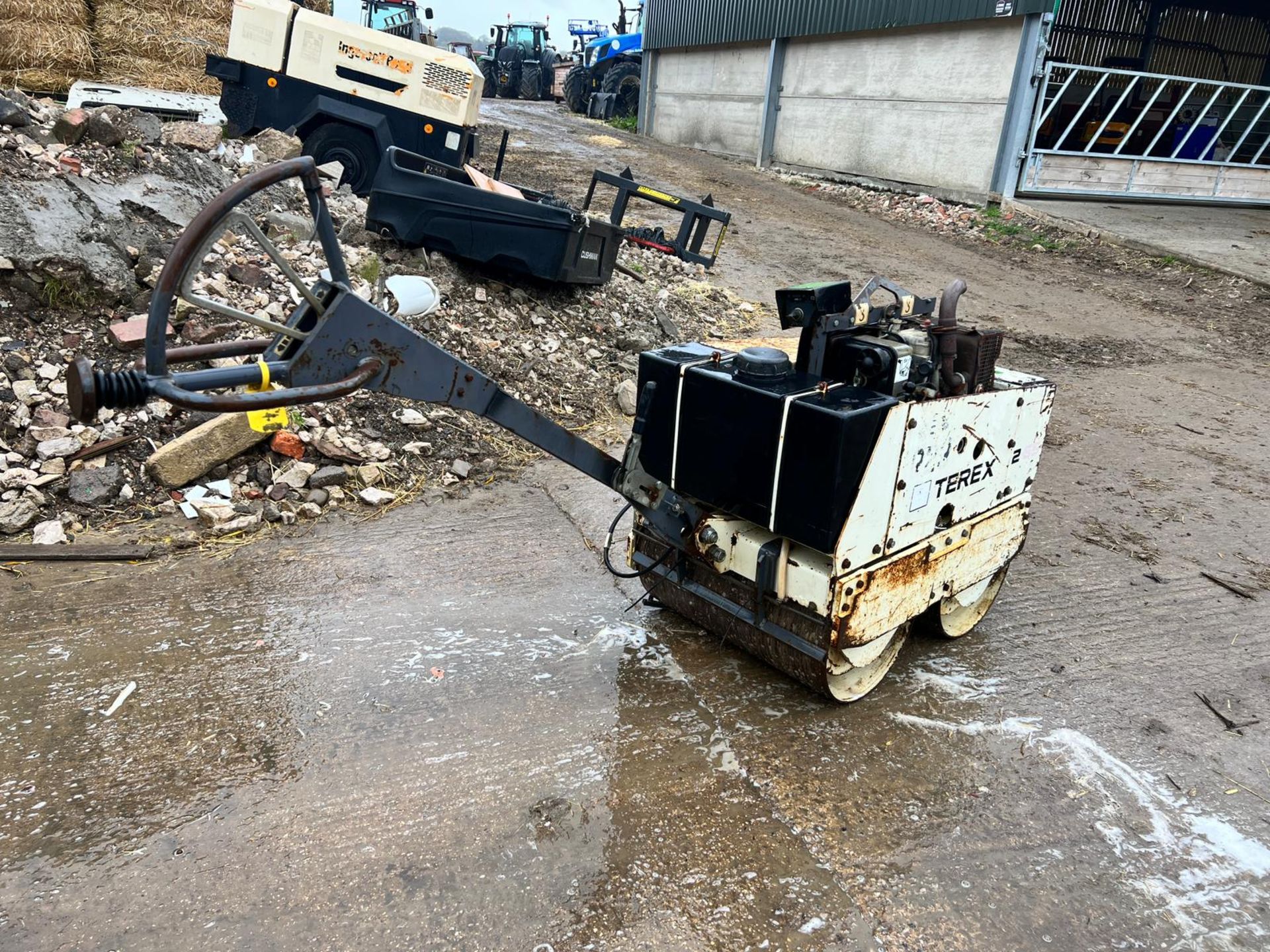 Terex 2-65 HEW Twin Drum Walk Behind Diesel F/R Pedestrian Roller *PLUS VAT* - Image 7 of 12