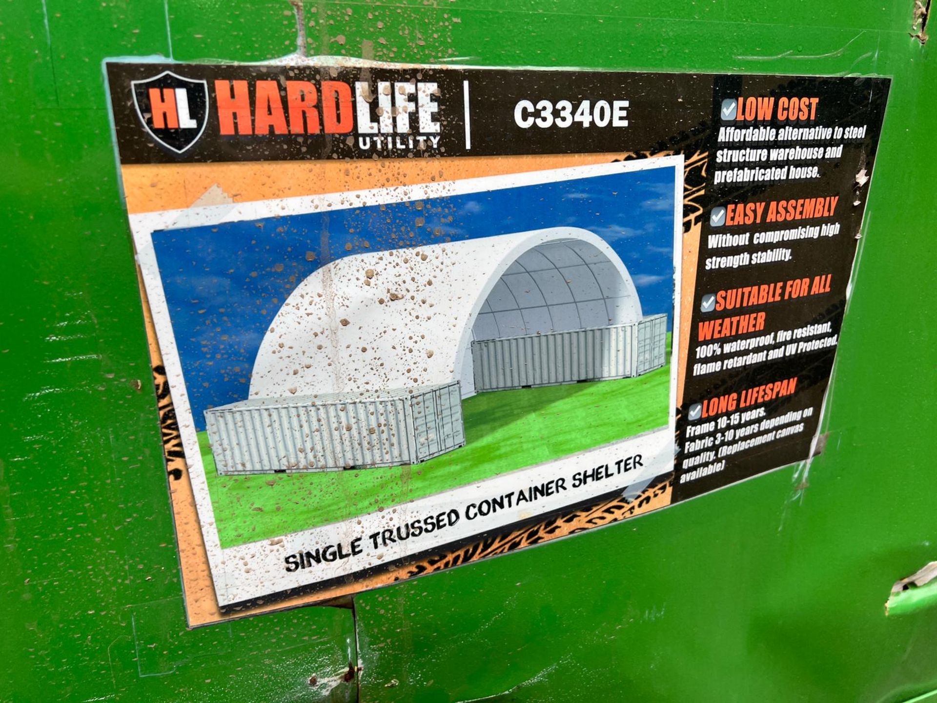 NEW/UNUSED HARDLIFE UTILITY C3340E CONTAINER CANOPY SHEDS *PLUS VAT* - Image 2 of 8