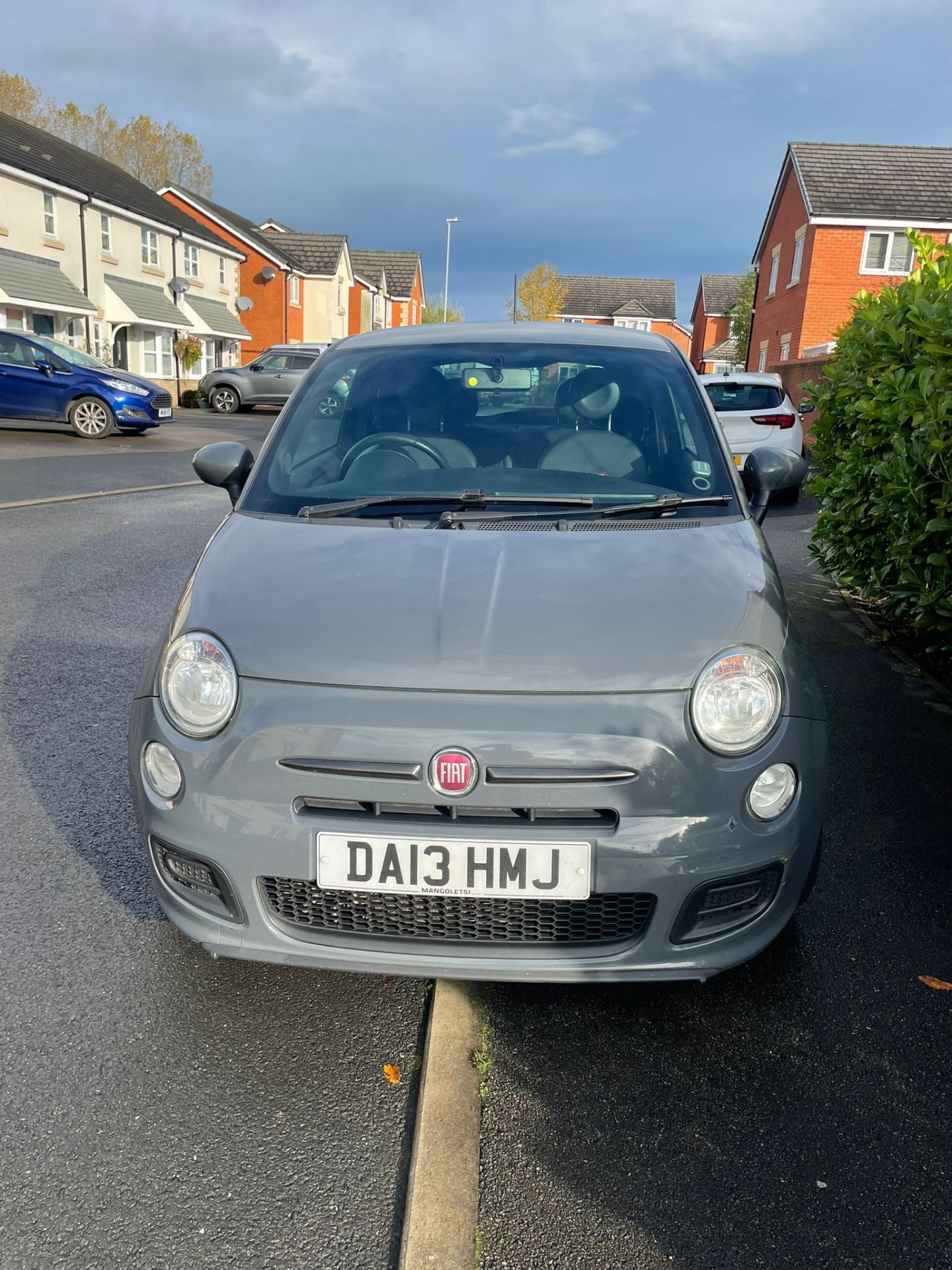 2013 FIAT 500 S TWINAIR GREY HATCHBACK *NO VAT* - Image 2 of 8