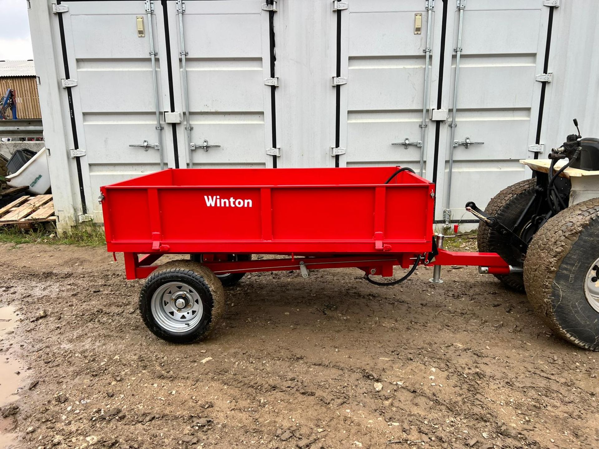 NEW AND UNUSED WINTON WTL15 1.5 TON SINGLE AXLE FLATBED/TIPPING TRAILER *PLUS VAT* - Image 14 of 14