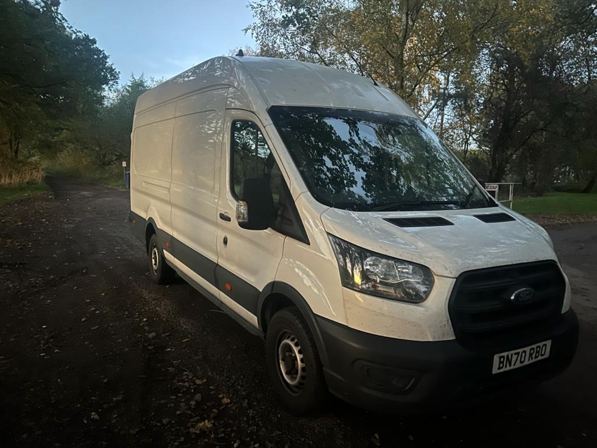 2020 FORD TRANSIT 350 LEADER ECOBLUE WHITE PANEL VAN - 82,000 MILES *PLUS VAT*