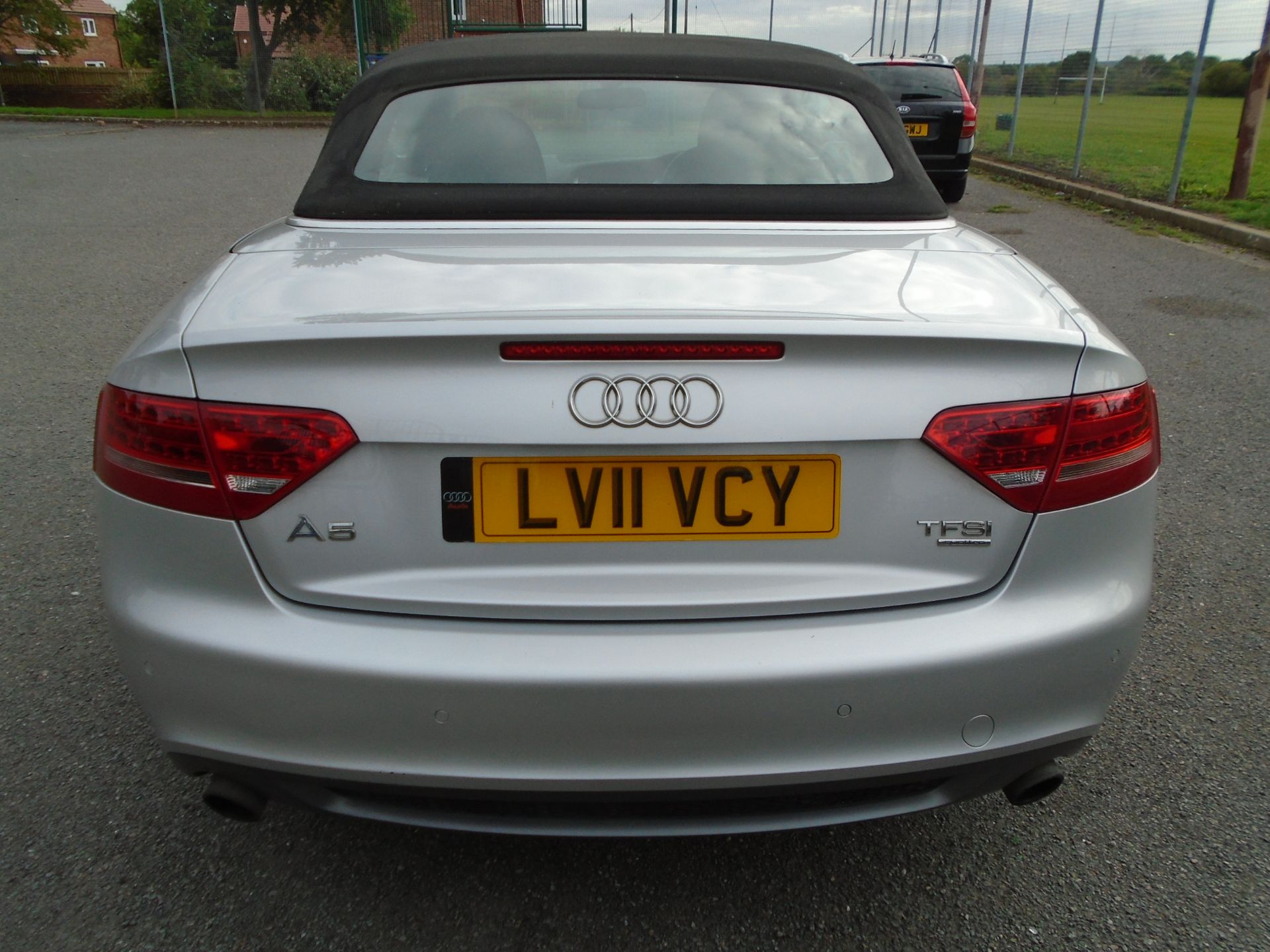 2011 AUDI A5 S LINE TFSI CVT SILVER CONVERTIBLE , STEERING WHEEL WITH LUDING PADDLE *NO VAT* - Image 5 of 11