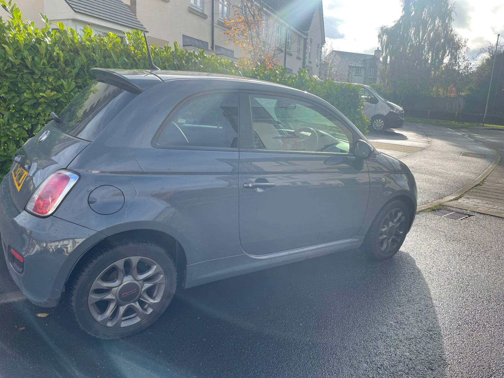 2013 FIAT 500 S TWINAIR GREY HATCHBACK *NO VAT* - Image 4 of 8