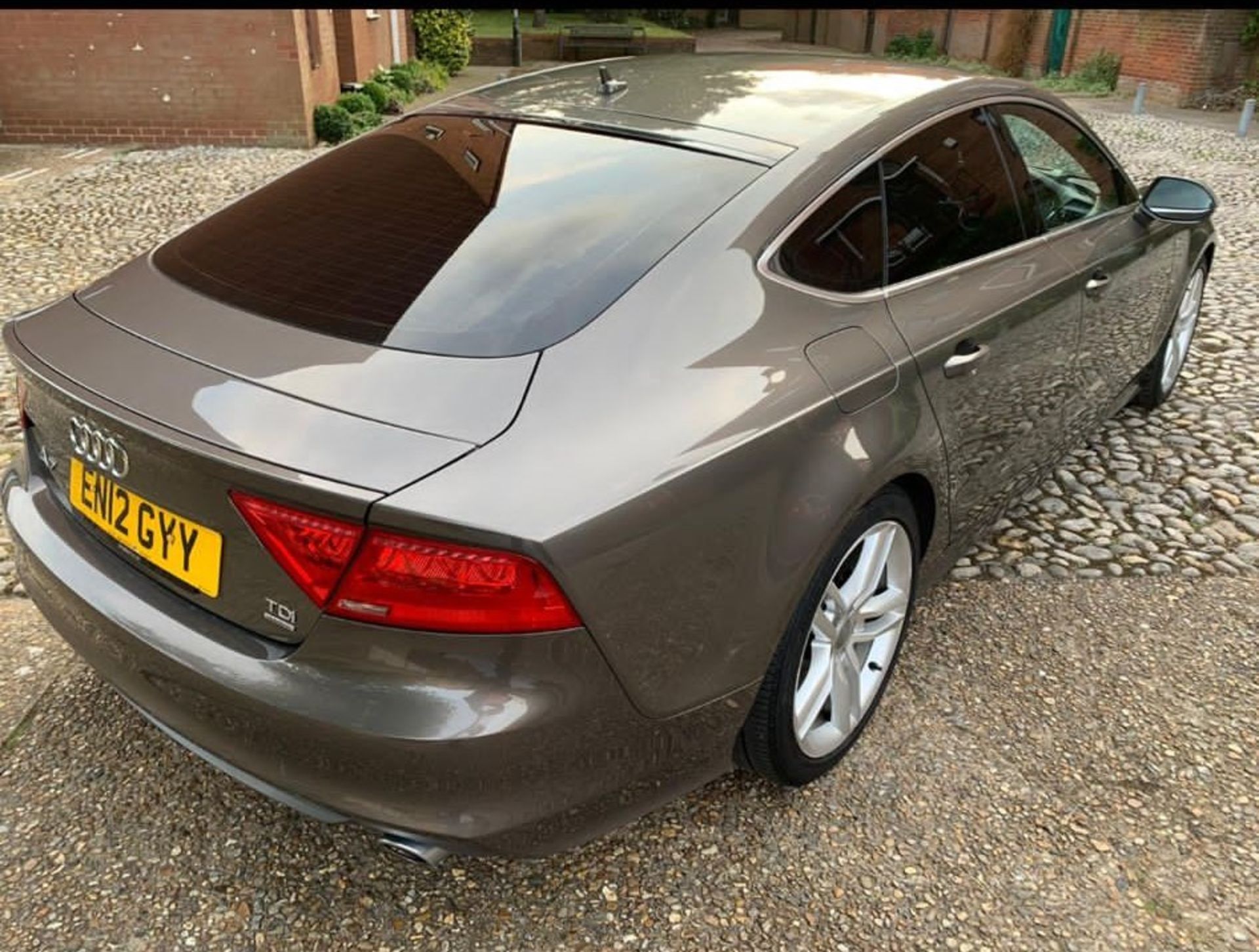 2012 AUDI A7 S LINE TDI QUATTRO AUTO GREY COUPE *NO VAT* - Image 4 of 6