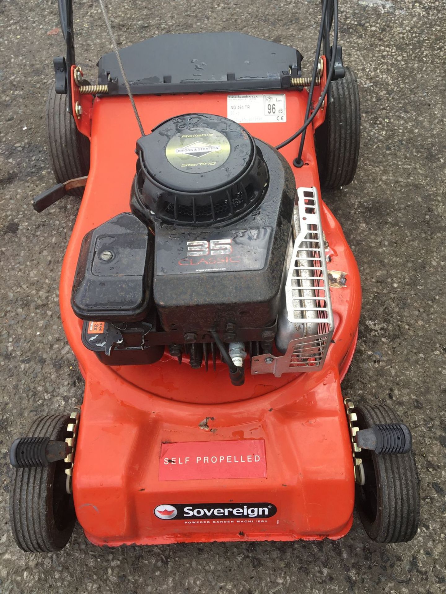 2 x LAWN MOWERS, FLYMO L470, SOVEREIGN, UNTESTED *NO VAT* - Image 3 of 7