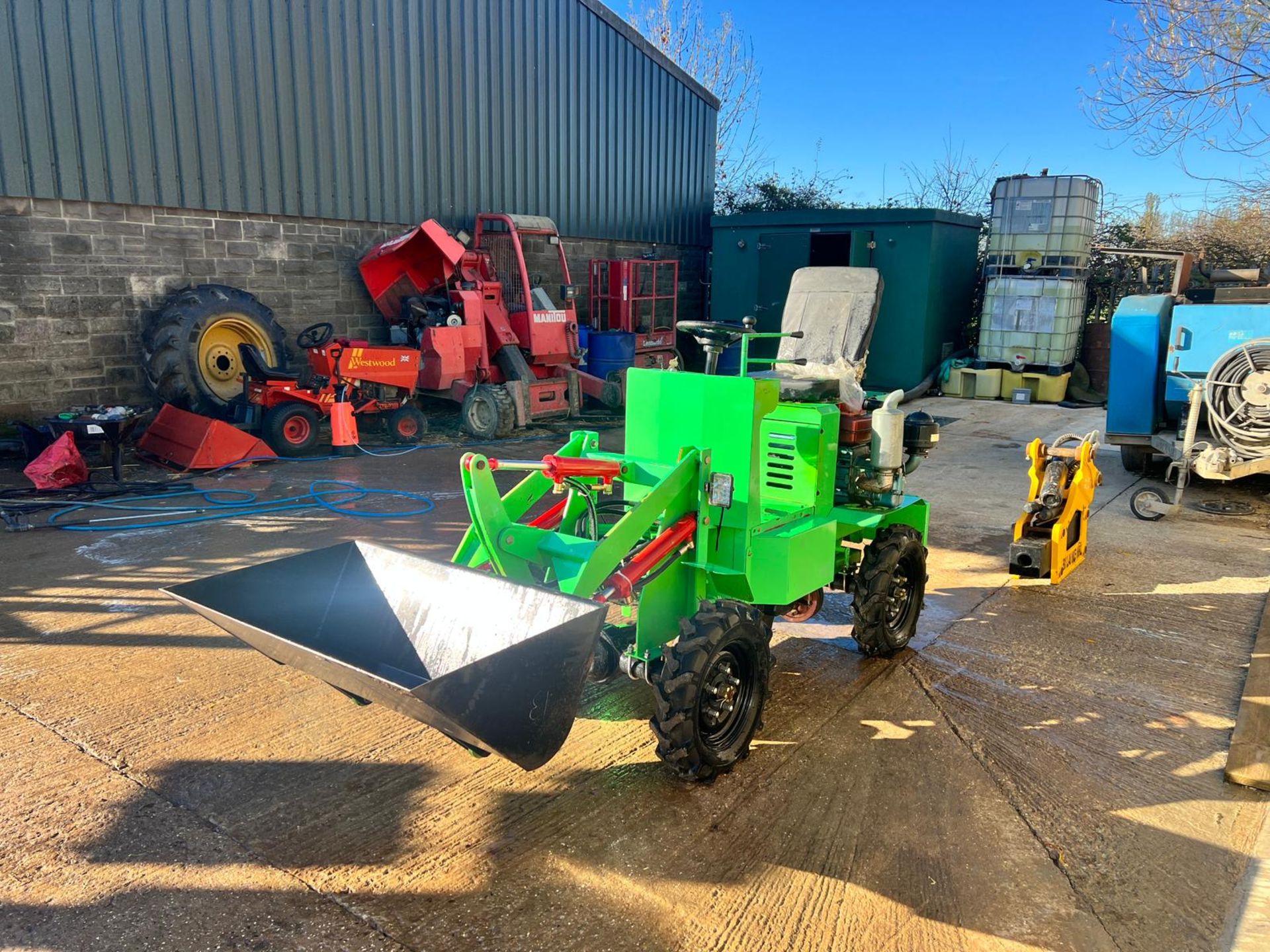 New And Unused JPC ME18 4WD Diesel Wheeled Loader With Front Bucket *PLUS VAT* - Image 7 of 12