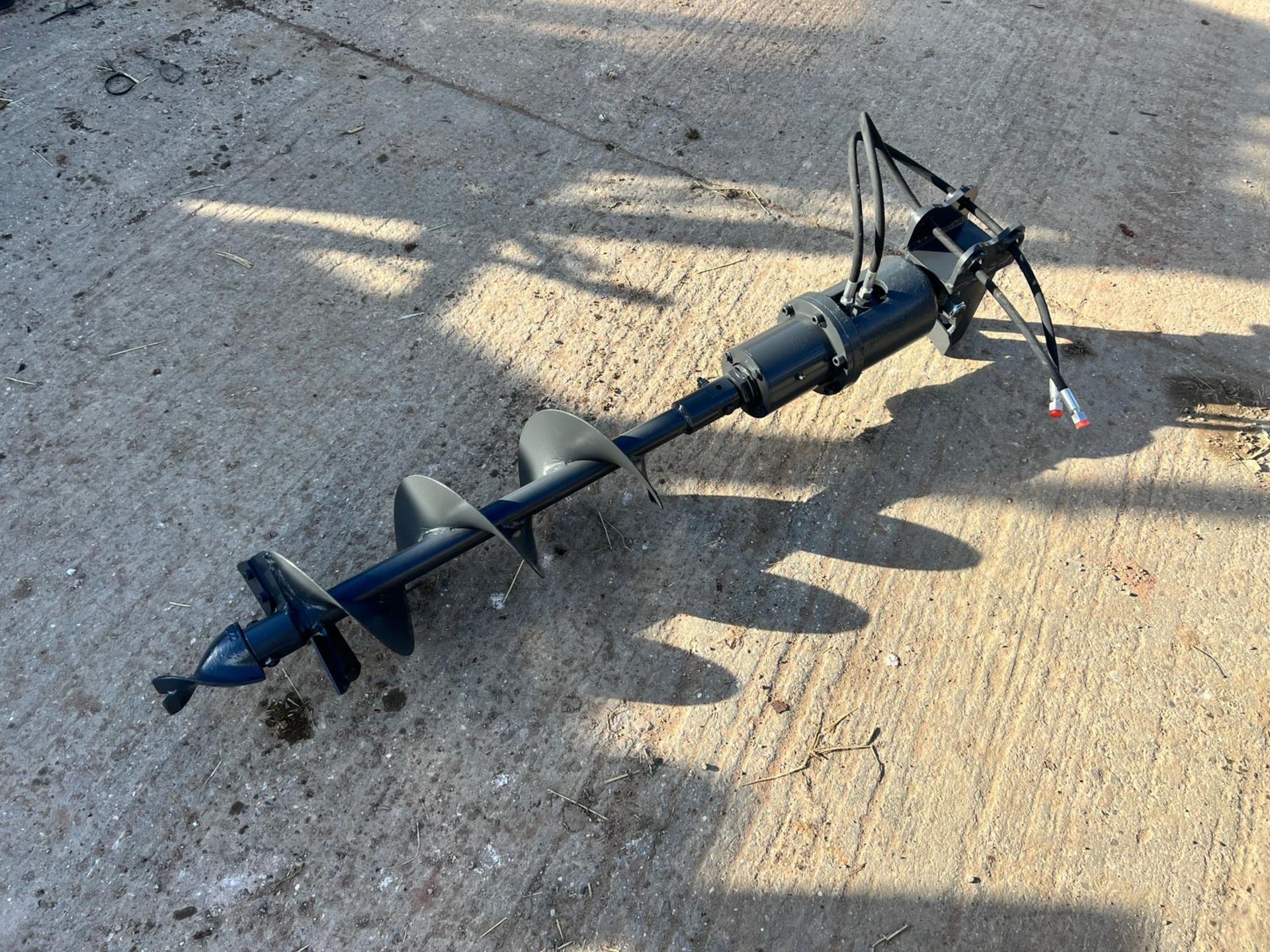 New And Unused Hydraulic Posthole Borer And Auger *PLUS VAT* - Image 4 of 9