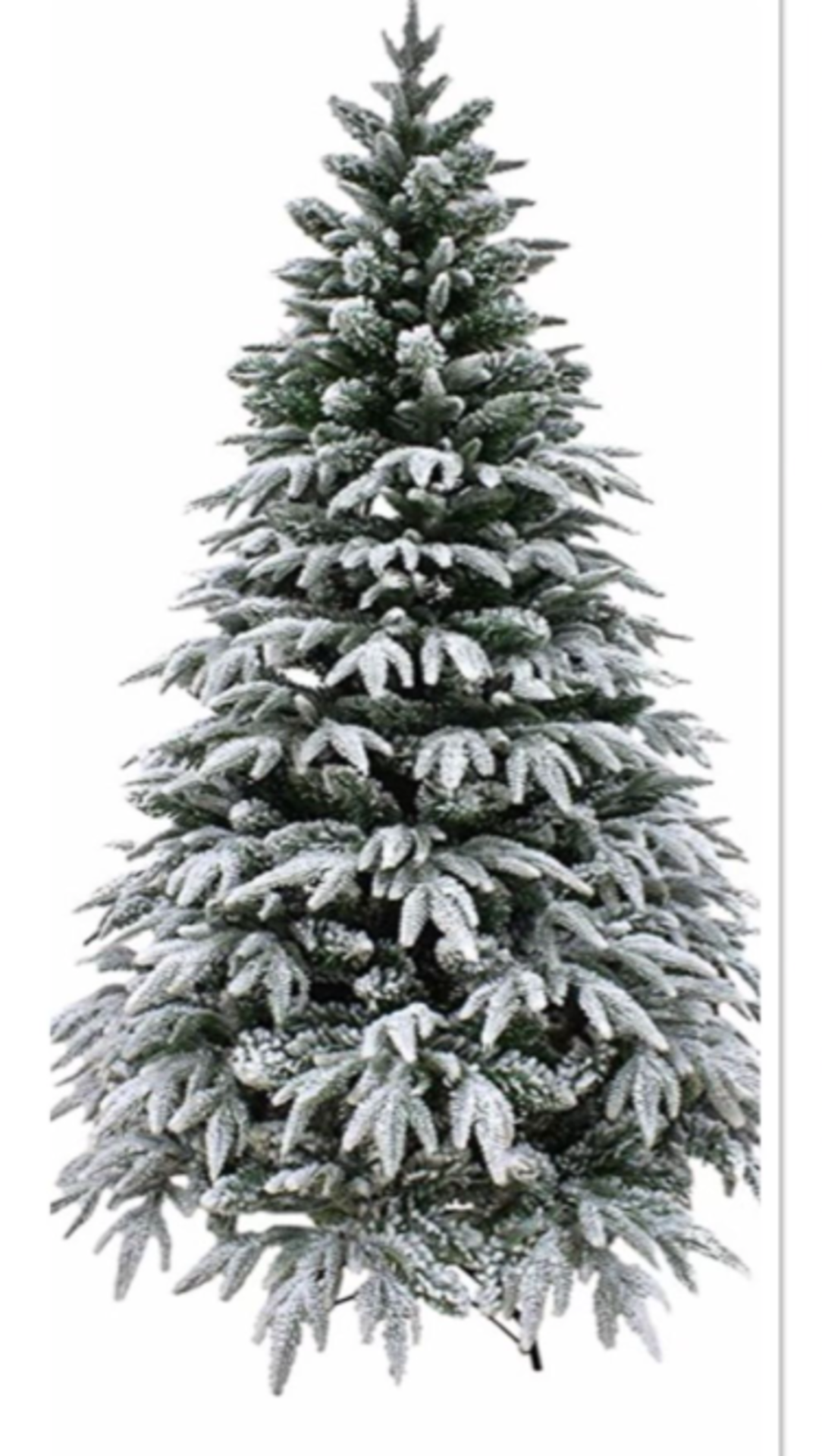 New and Boxed 2x7ft Frosted Pine Cone & Berries Christmas Trees *NO VAT*