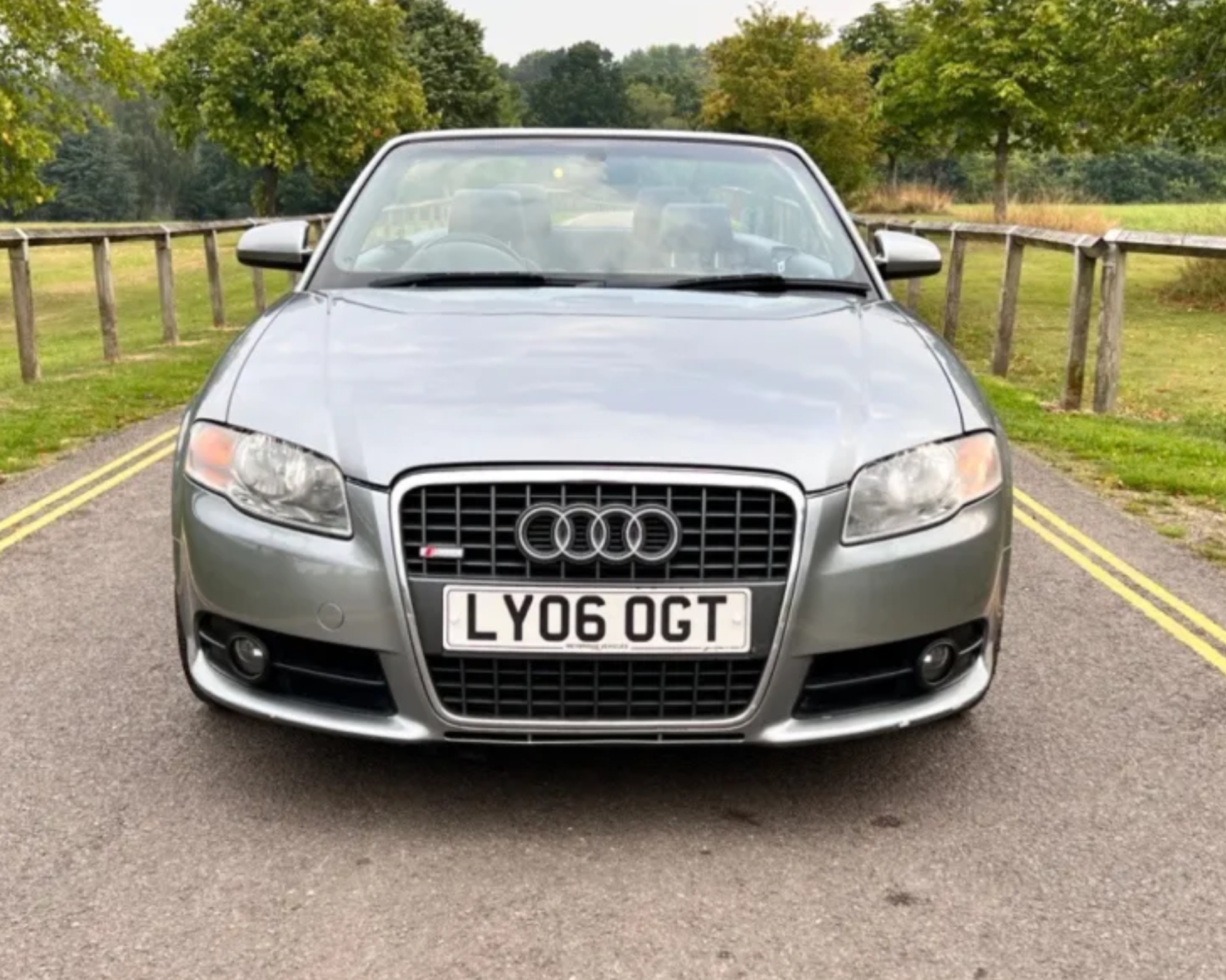 2006 AUDI A4 S LINE QUATTRO FSI A GREY CONVERTIBLE *NO VAT* - Image 2 of 10