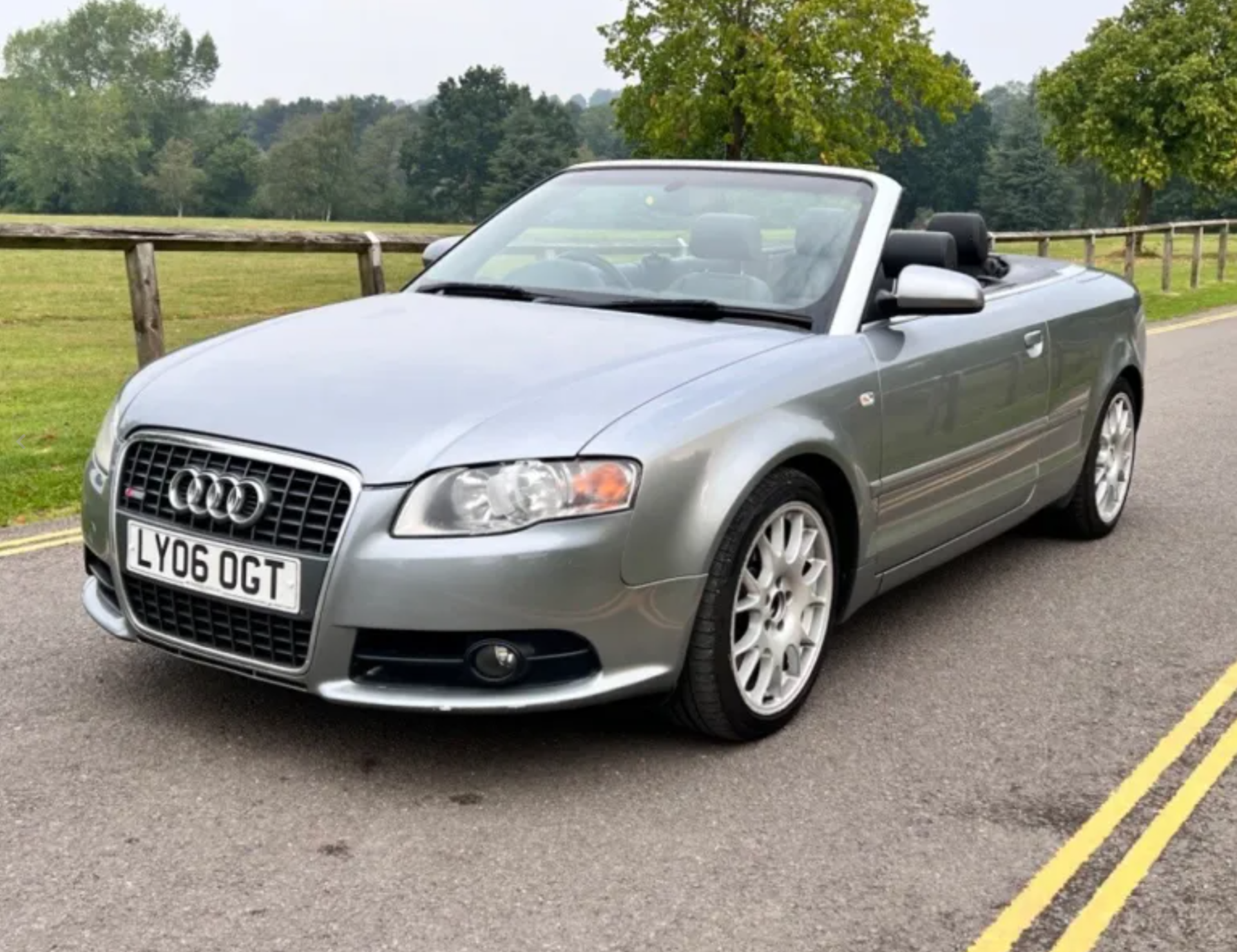 2006 AUDI A4 S LINE QUATTRO FSI A GREY CONVERTIBLE *NO VAT*