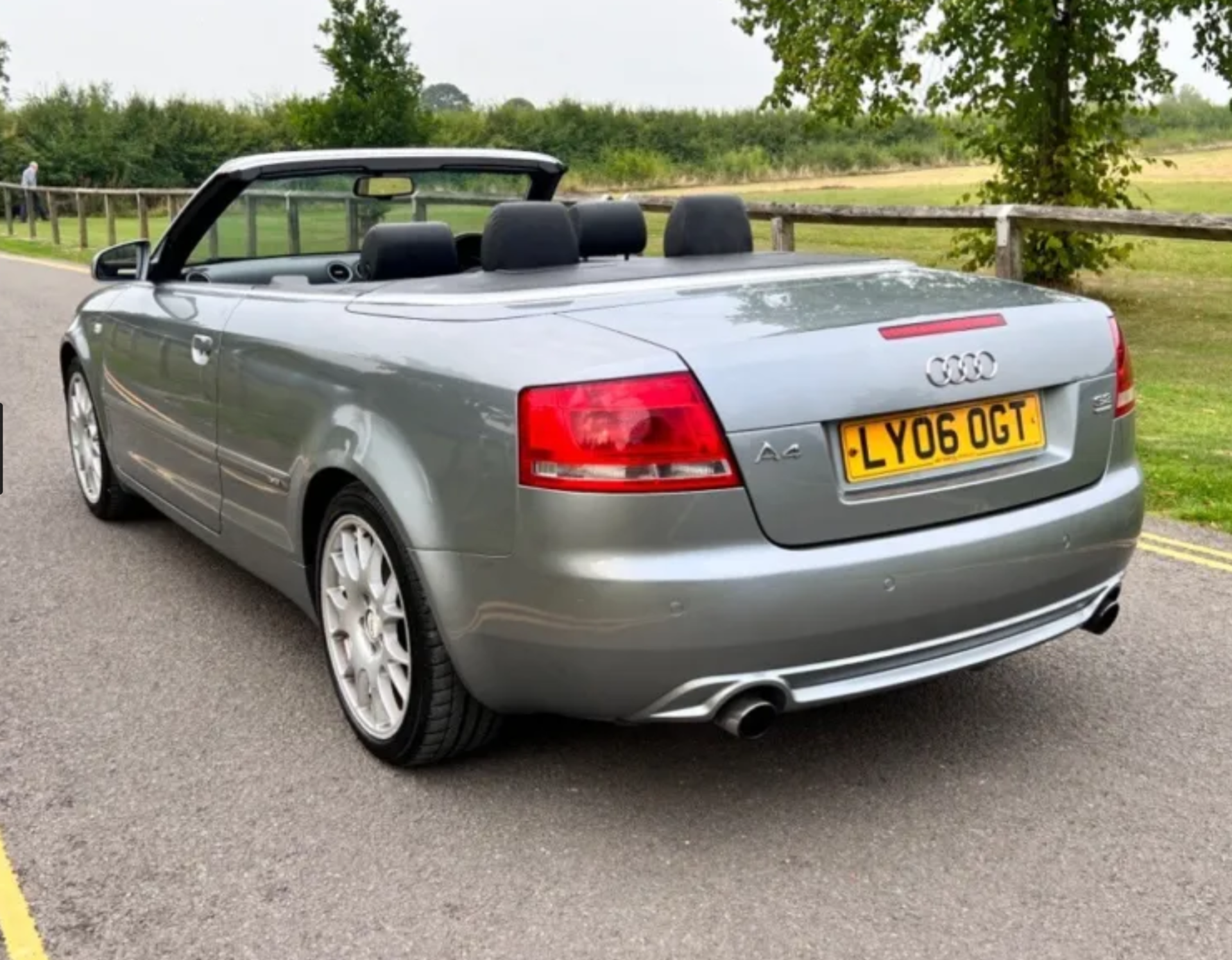 2006 AUDI A4 S LINE QUATTRO FSI A GREY CONVERTIBLE *NO VAT* - Image 5 of 10