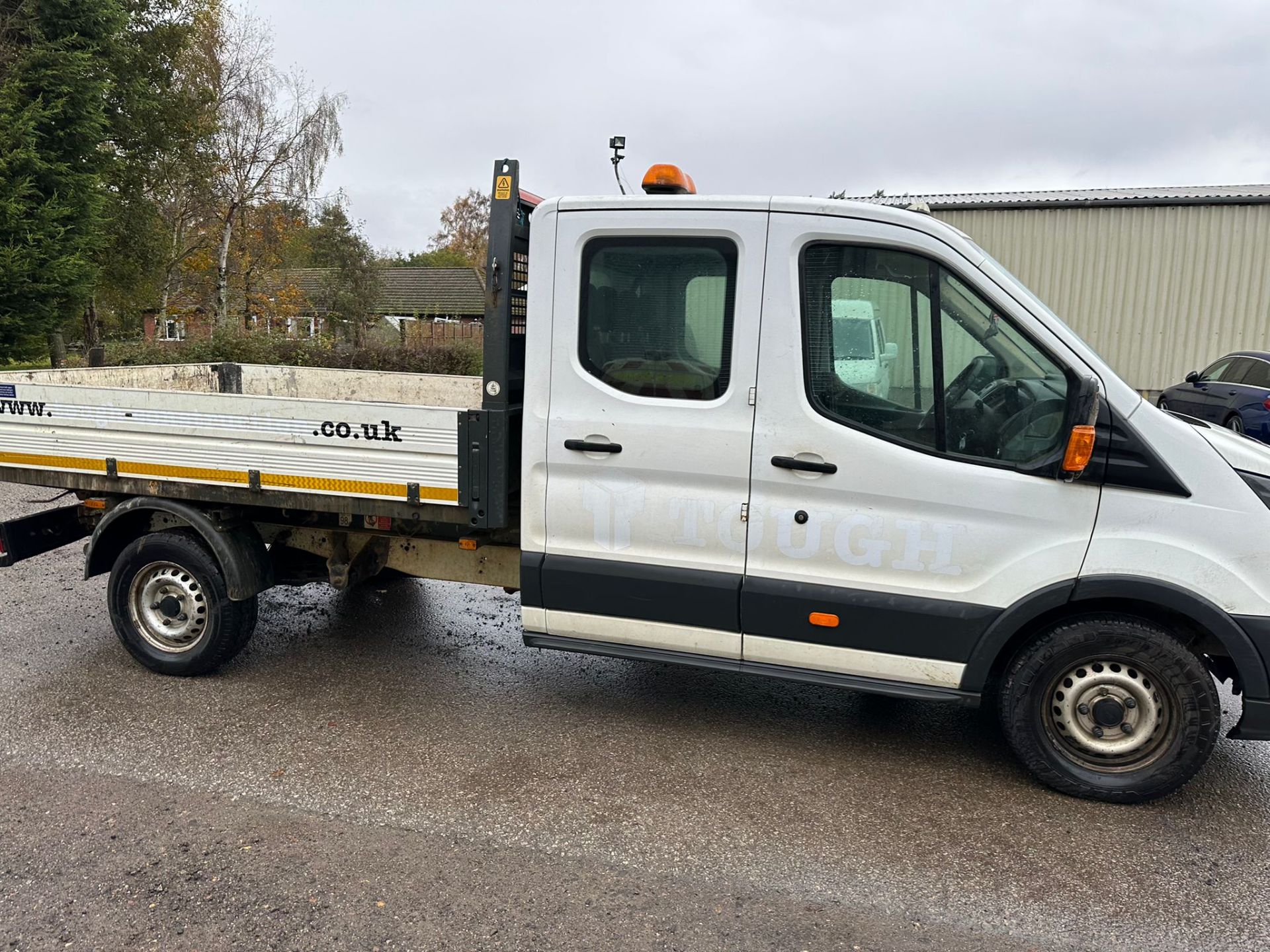 2018 FORD TRANSIT 350 WHITE CREW CAB TIPPER 75,000 MILES *PLUS VAT* - Image 3 of 7