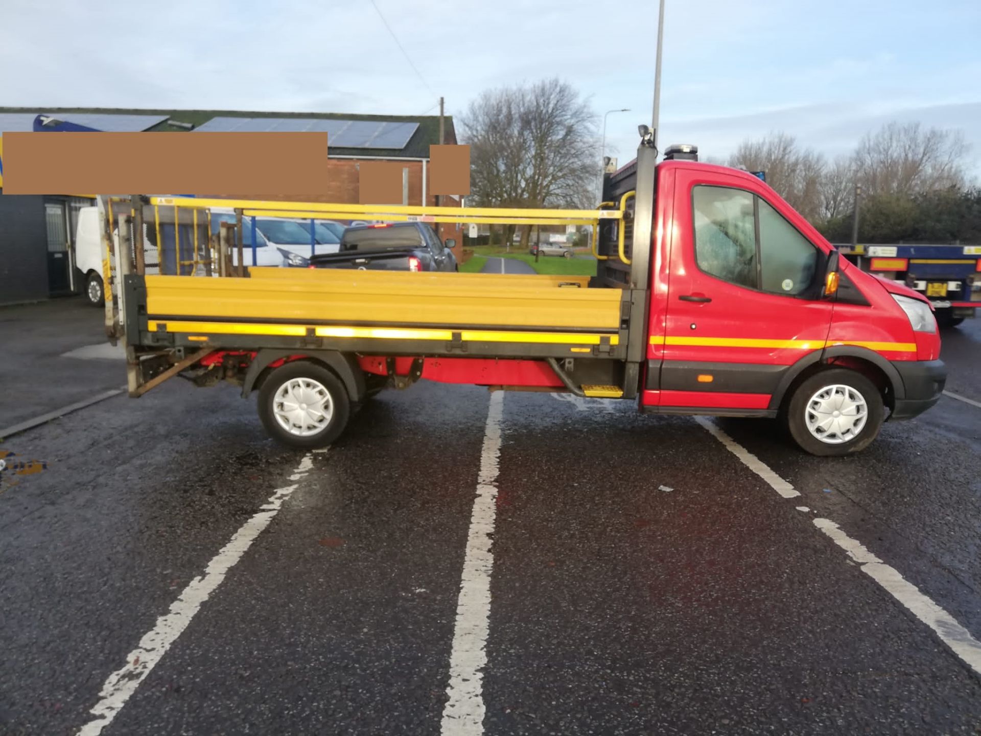 2018 FORD TRANSIT 350 RED TAIL LIFT DROPSIDE 103,000 MILES *PLUS VAT* - Image 8 of 9