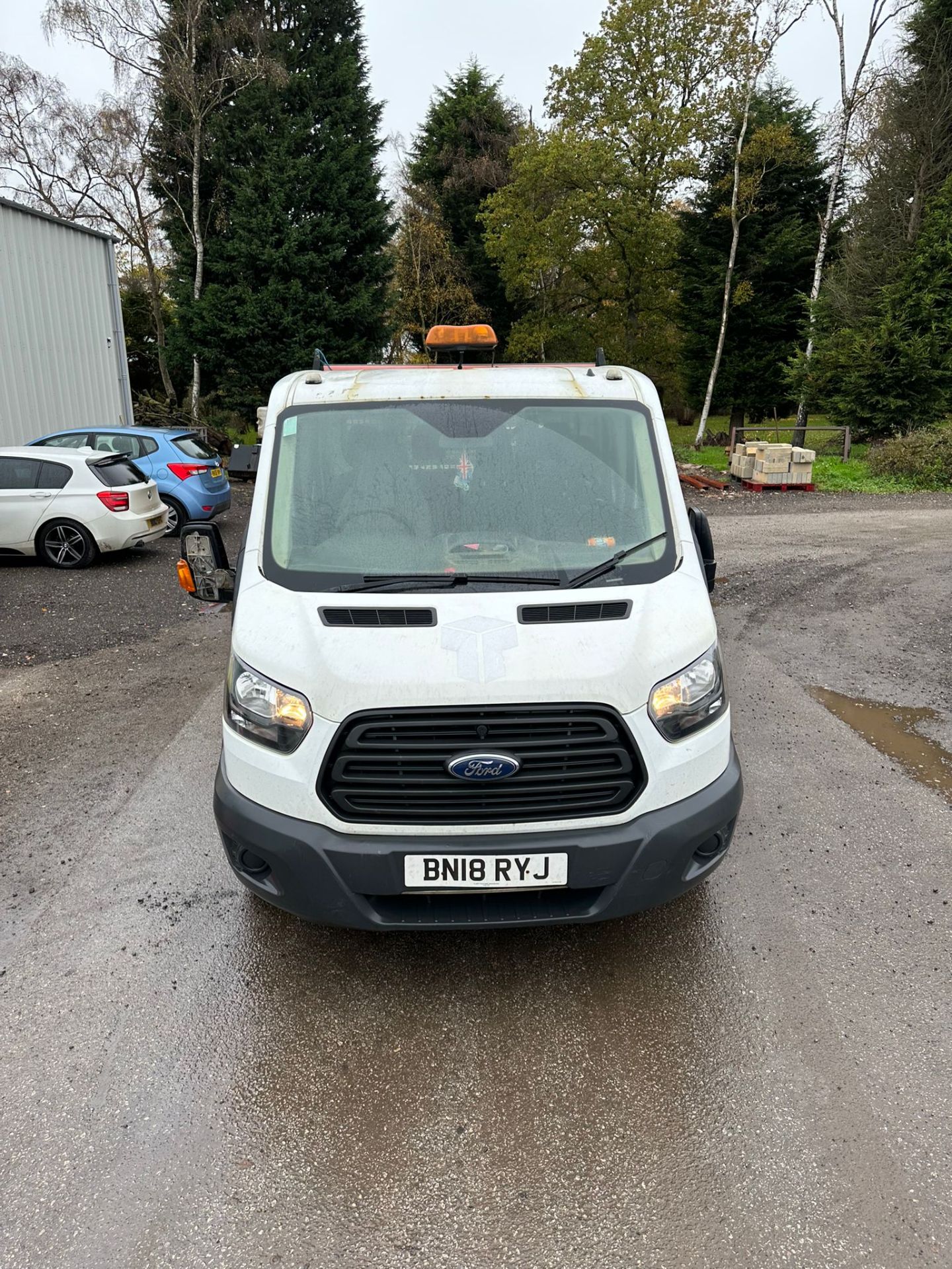 2018 FORD TRANSIT 350 WHITE CREW CAB TIPPER 75,000 MILES *PLUS VAT*