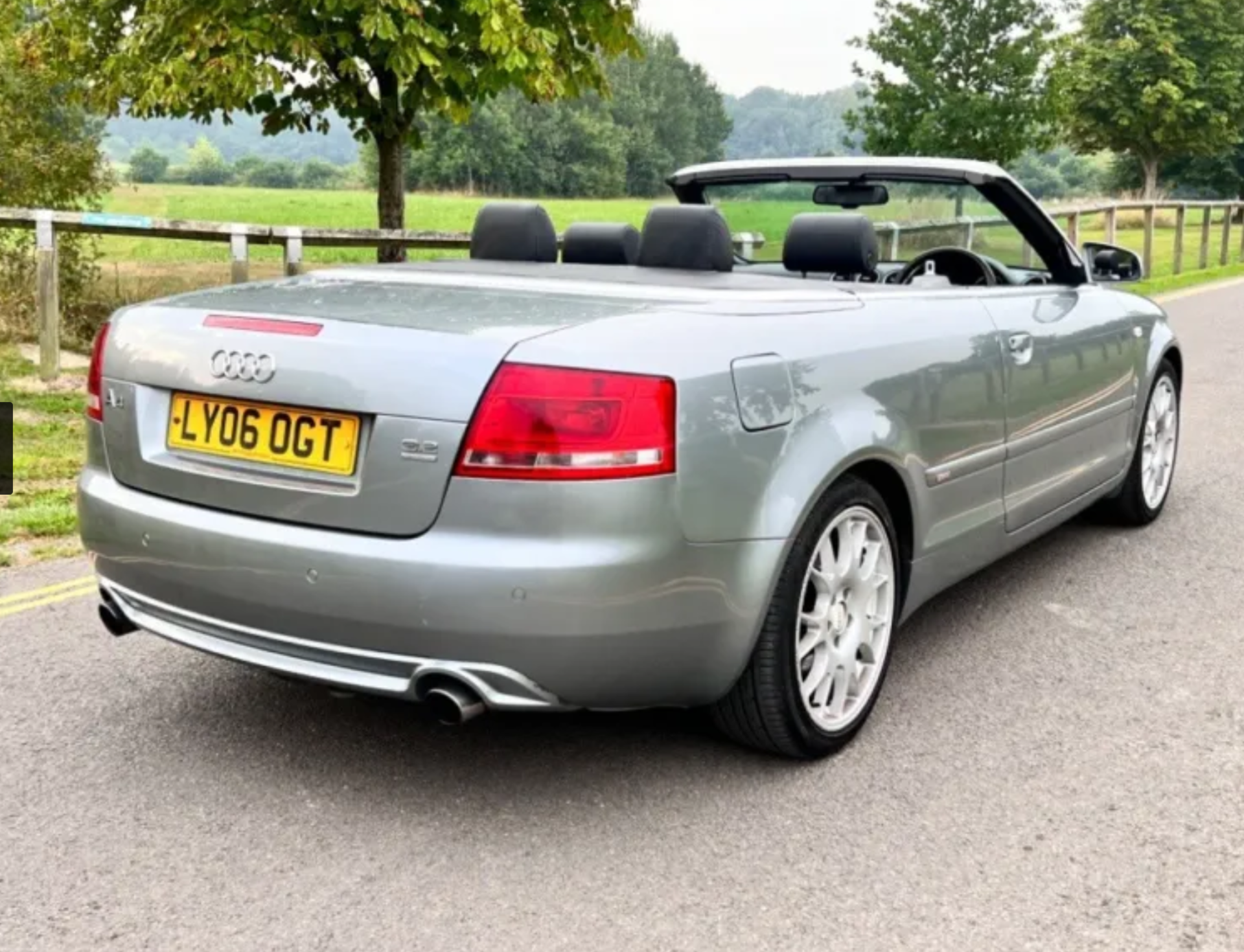 2006 AUDI A4 S LINE QUATTRO FSI A GREY CONVERTIBLE *NO VAT* - Image 7 of 10