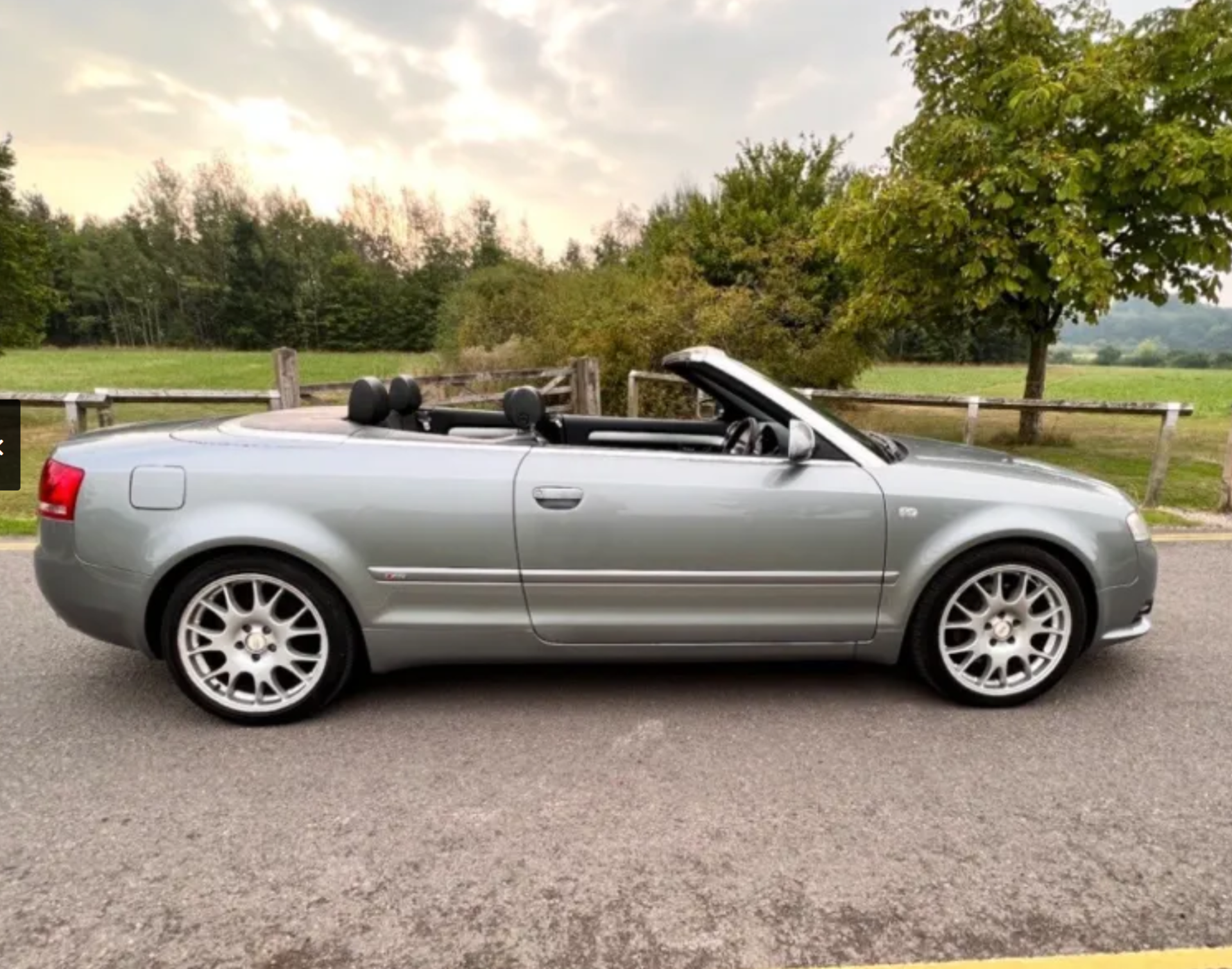 2006 AUDI A4 S LINE QUATTRO FSI A GREY CONVERTIBLE *NO VAT* - Image 6 of 10