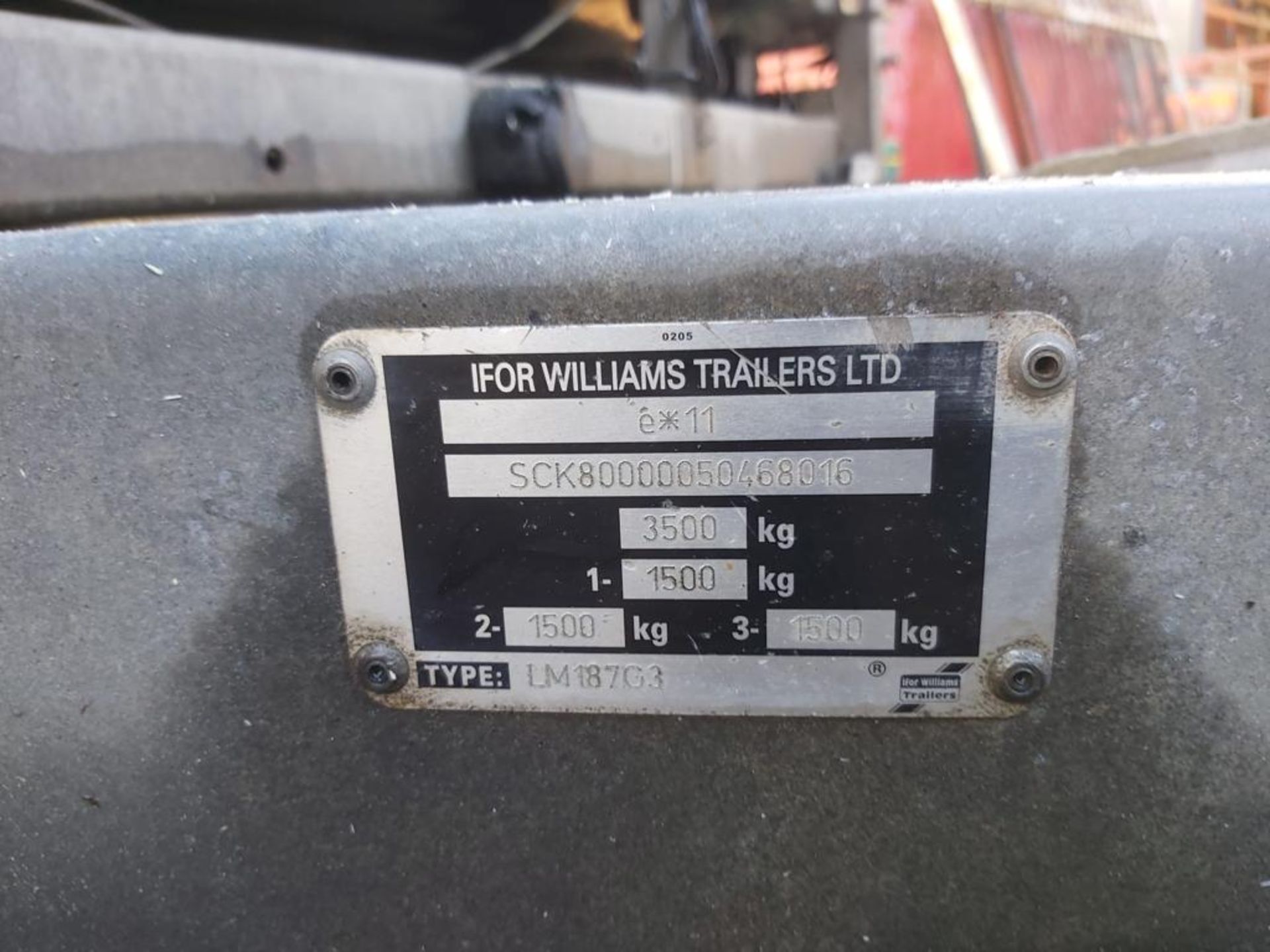 Ifor Williams LM187 G3 18ft x 7ft trailer with Sides *PLUS VAT* - Image 6 of 7