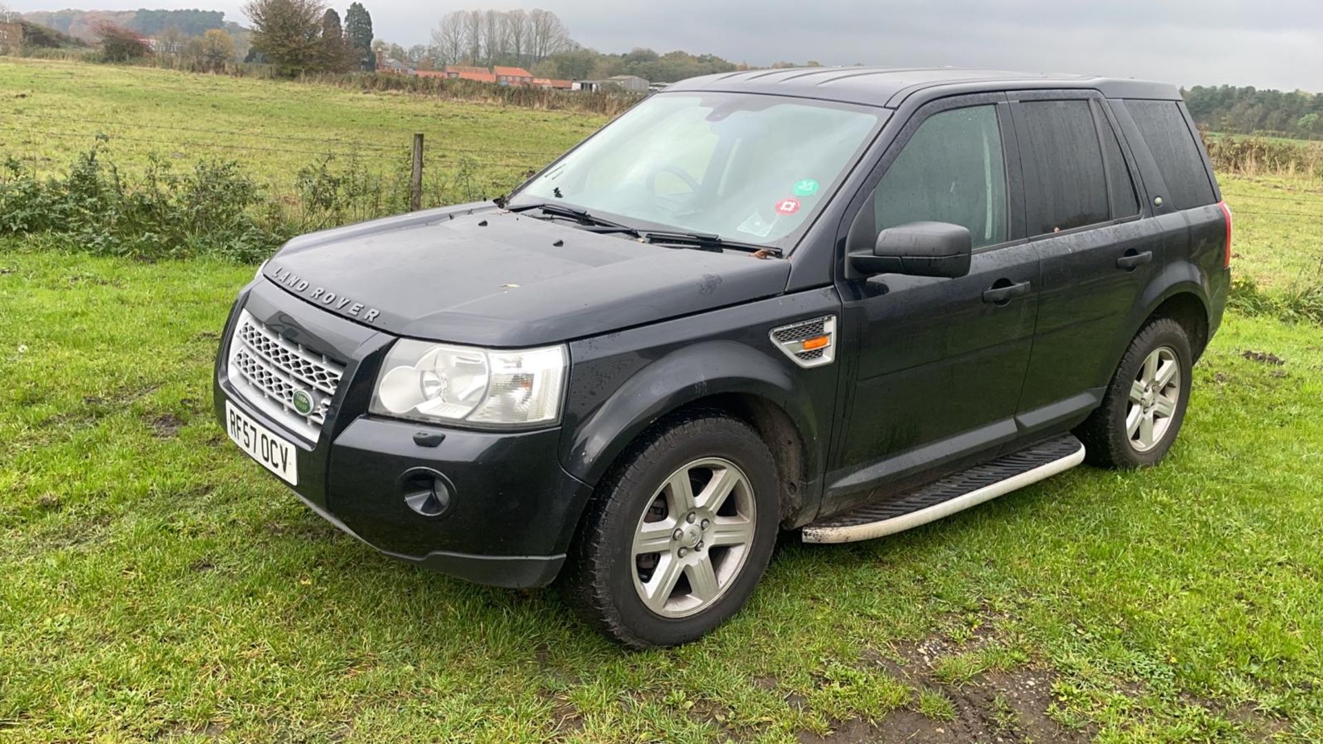 2007 LAND ROVER FREELANDER GS TD4 BLACK SUV ESTATE *NO VAT* - Image 2 of 10