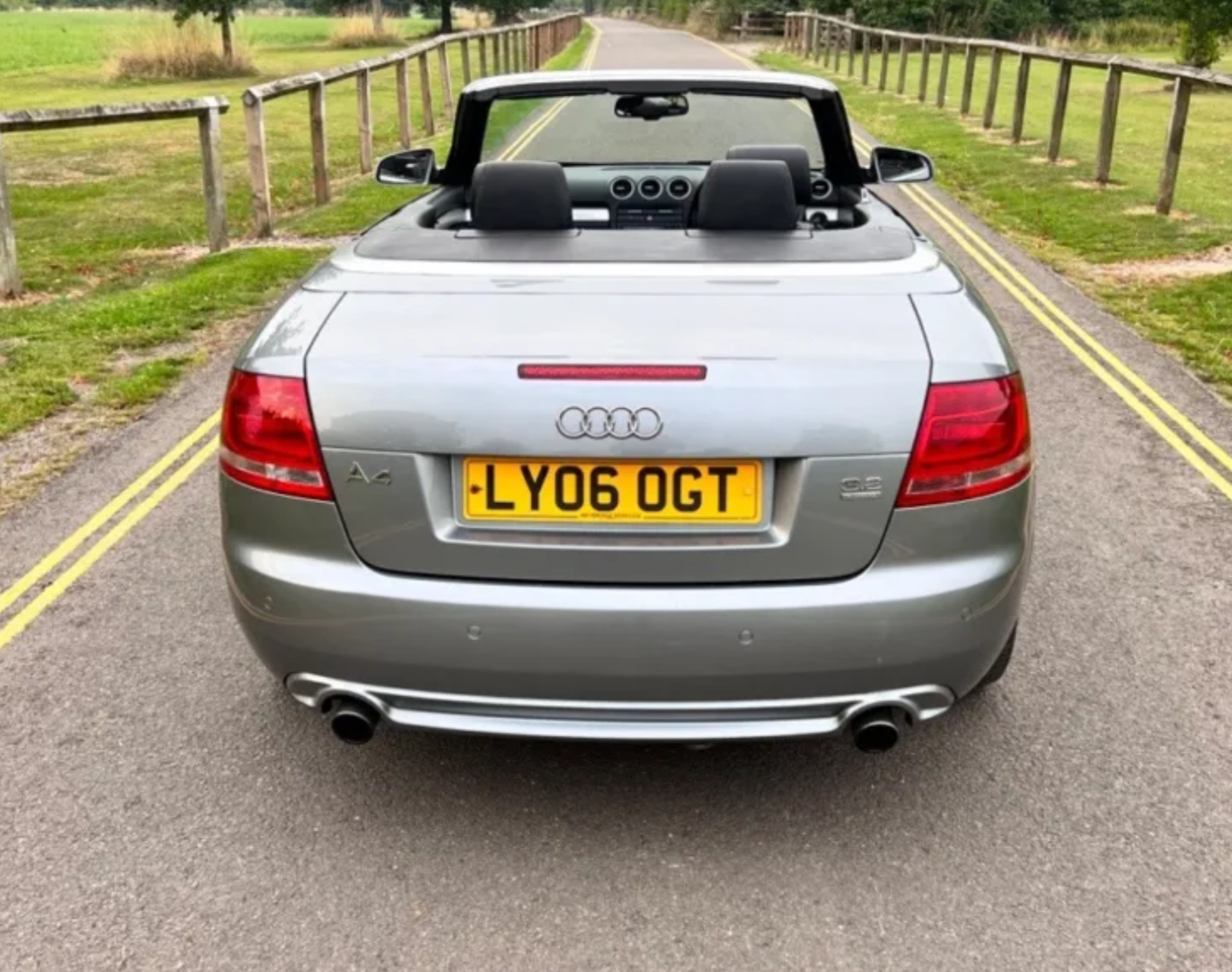 2006 AUDI A4 S LINE QUATTRO FSI A GREY CONVERTIBLE *NO VAT* - Image 8 of 10