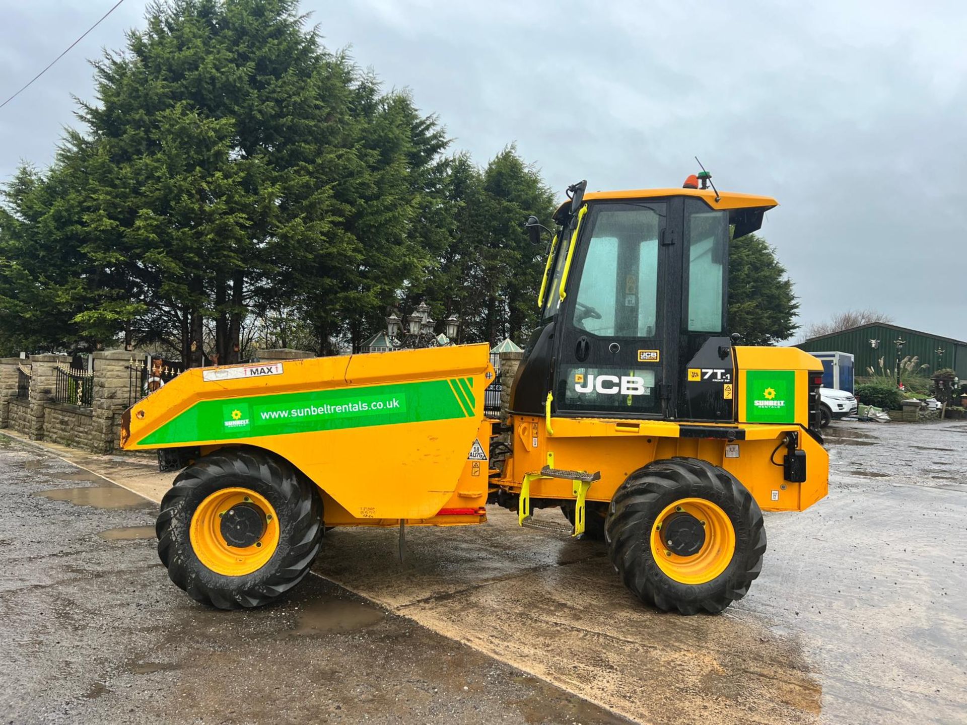 2018 JCB 7T-1 Front Tip 4WD 7 Tonne Articulated Dumper *PLUS VAT* - Image 5 of 22