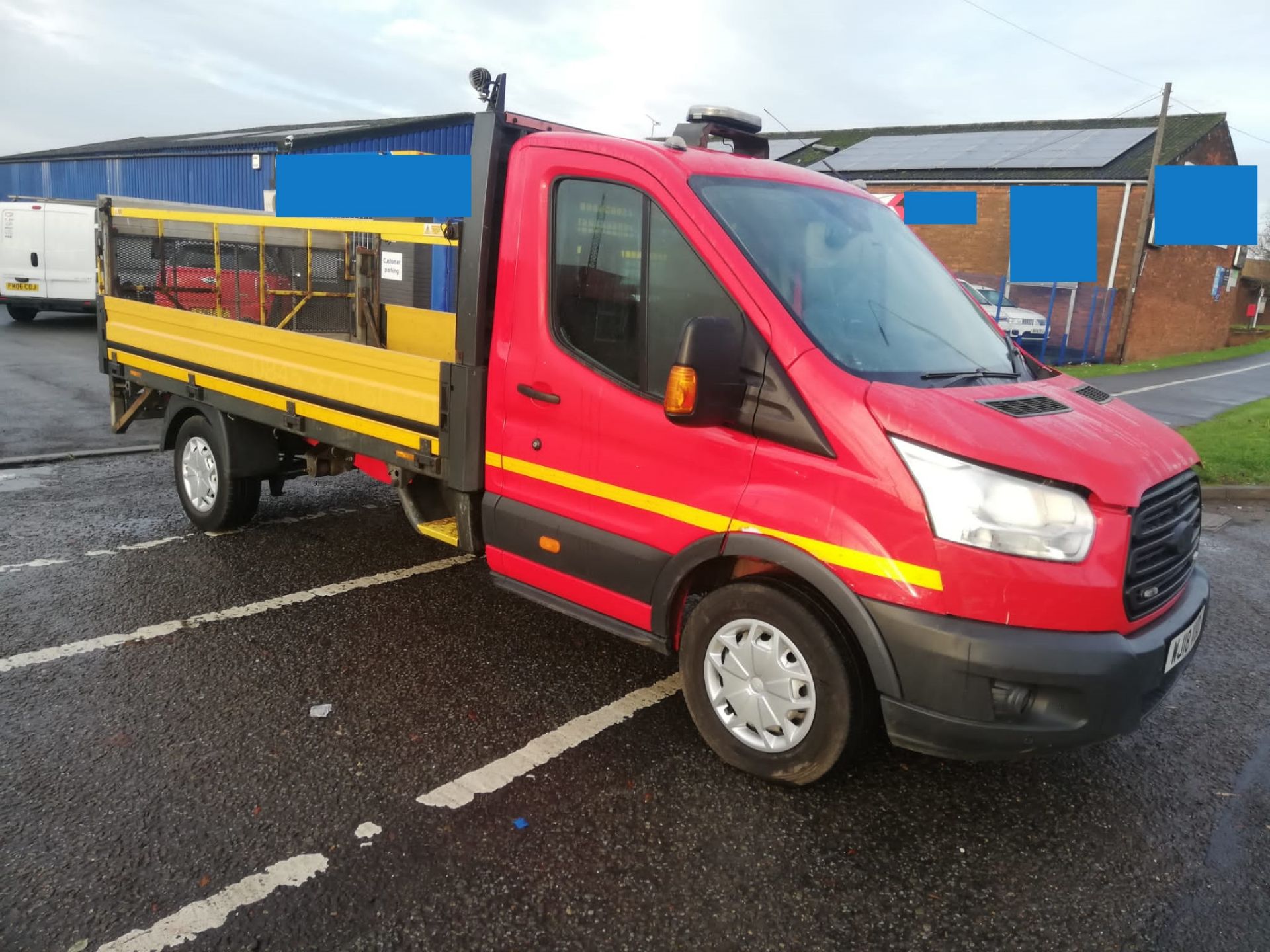 2018 FORD TRANSIT 350 RED TAIL LIFT DROPSIDE 103,000 MILES *PLUS VAT* - Image 3 of 9