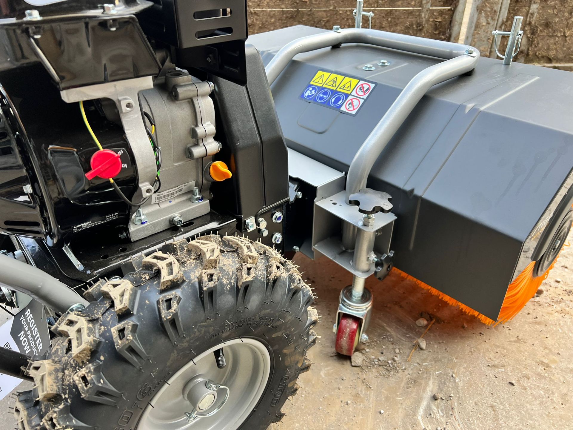 New And Unused Stiga SWS800G Self Propelled Walk Behind Sweeper- Stiga 212cc Petrol Engine*PLUS VAT* - Image 15 of 17