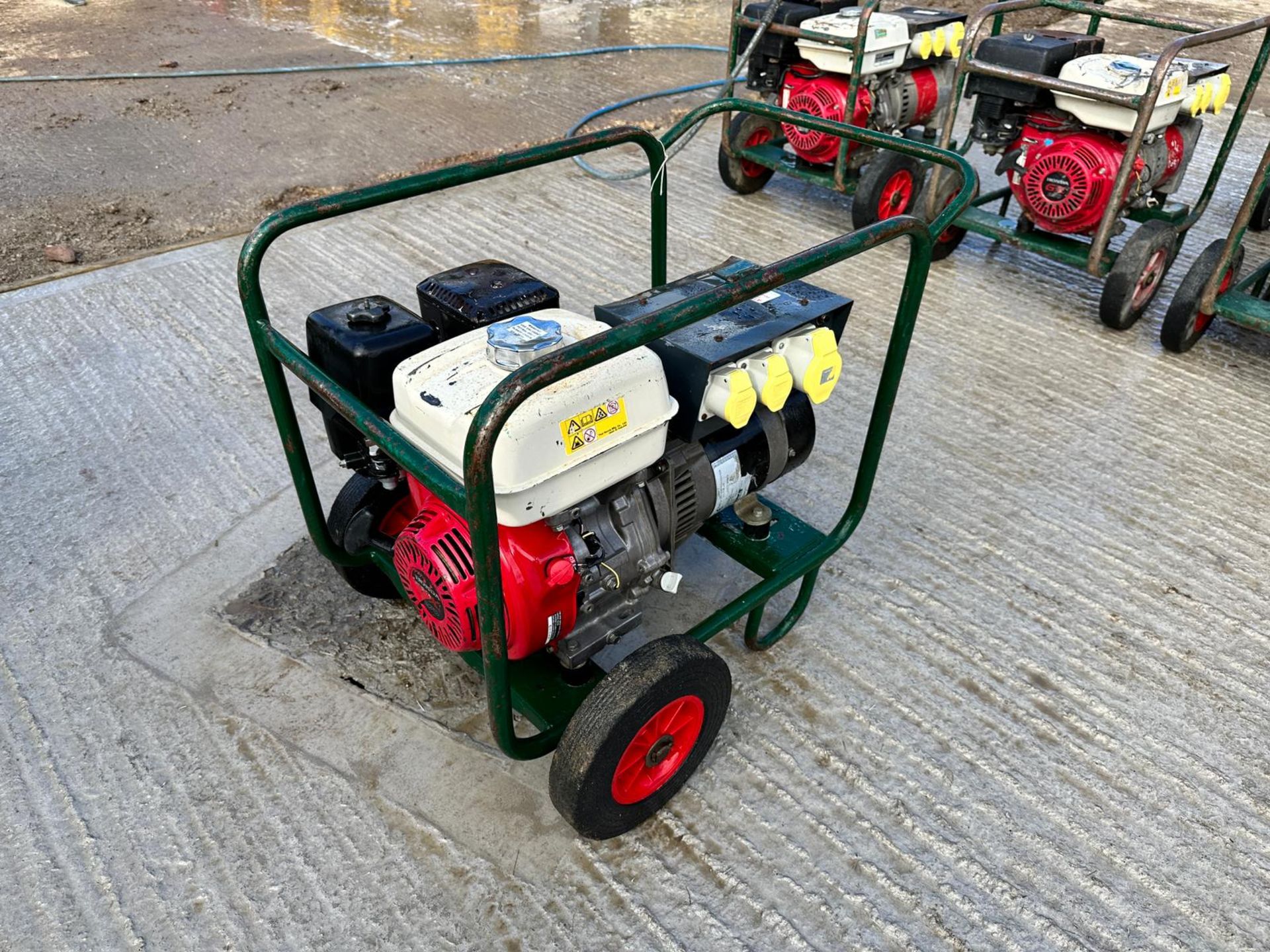 Honda 3.75KvA Petrol Generator - Honda GX270 Petrol Engine *PLUS VAT* - Image 2 of 9