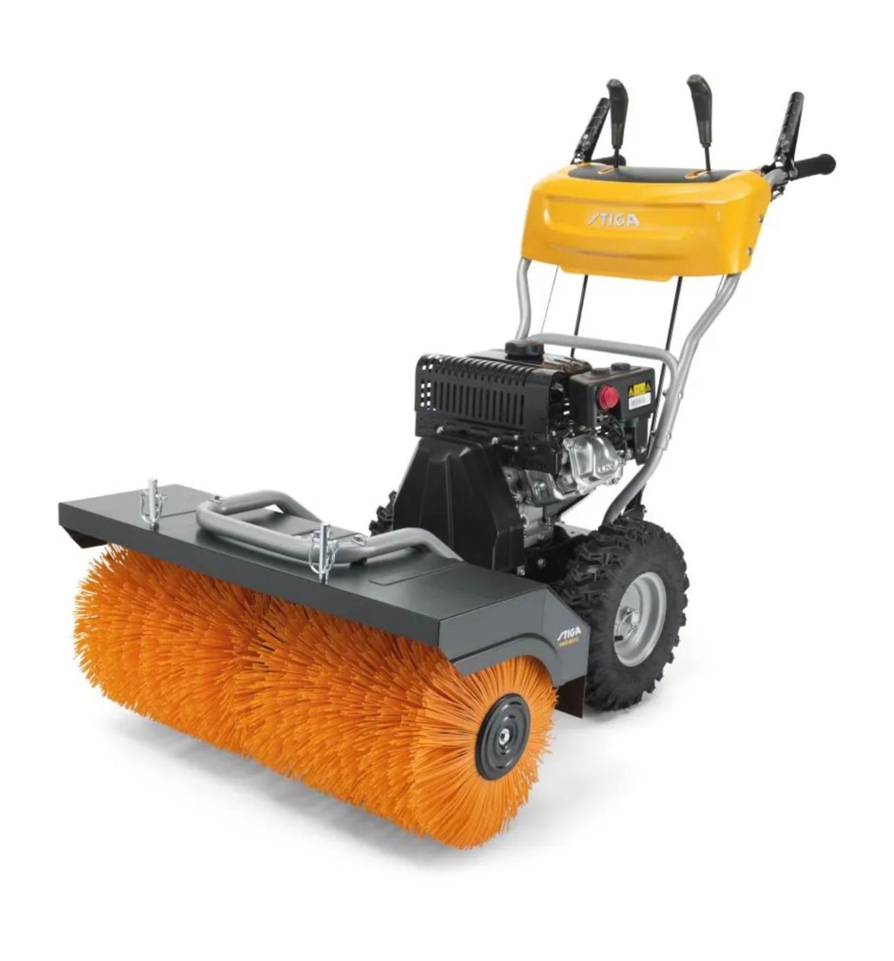 New And Unused Stiga SWS800G Self Propelled Walk Behind Sweeper, 212cc Petrol Engine *PLUS VAT* - Image 3 of 6