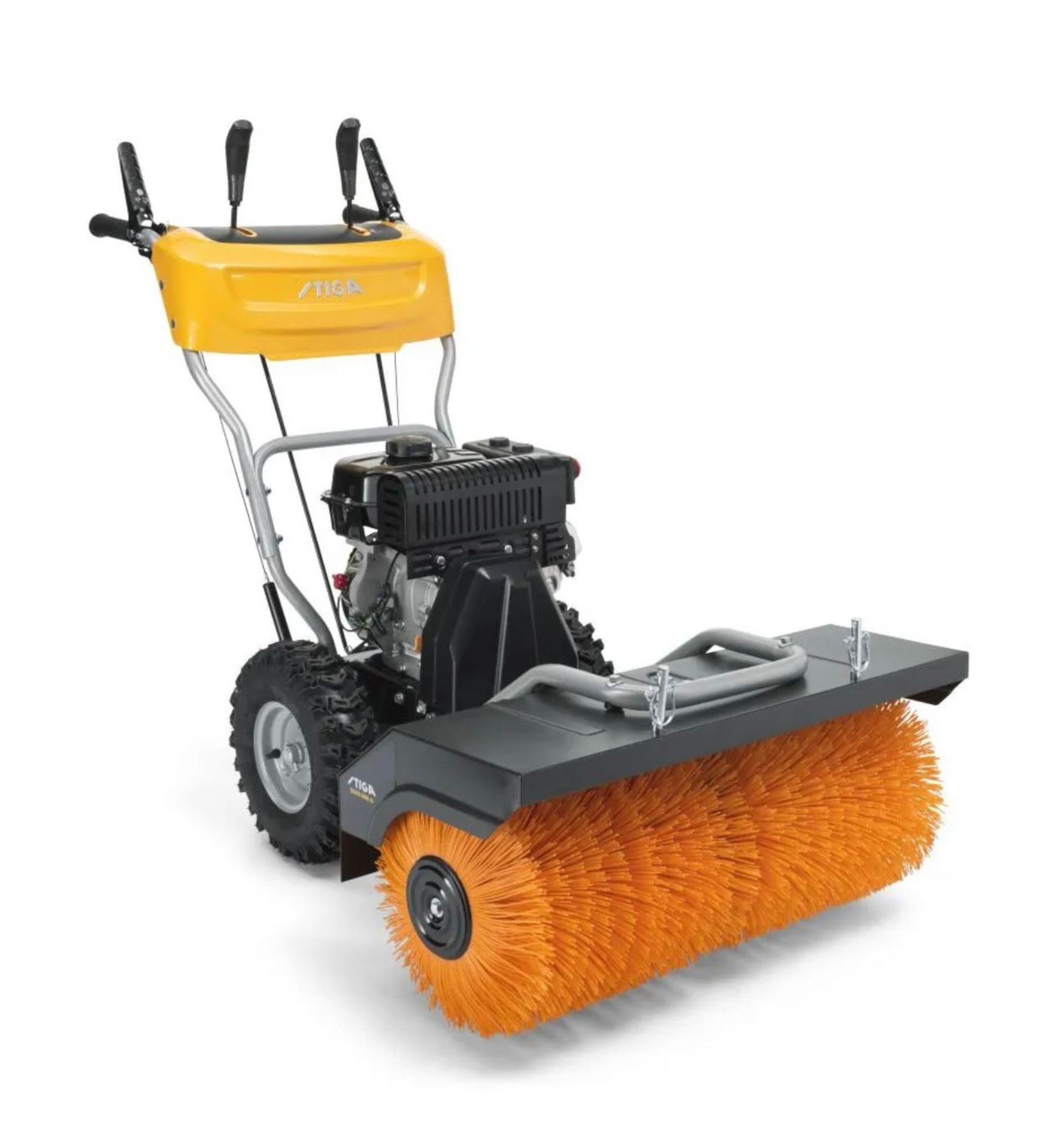 New And Unused Stiga SWS800G Self Propelled Walk Behind Sweeper, 212cc Petrol Engine *PLUS VAT* - Image 2 of 6