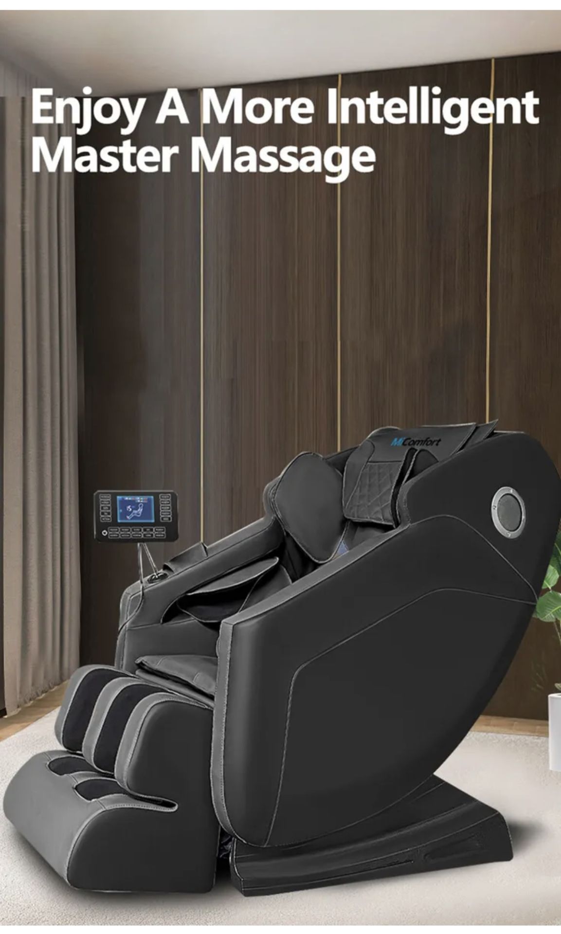 Brand New in Box MiComfort Full Body SL Track Massage Chair in Black RRP £1999 *NO VAT*