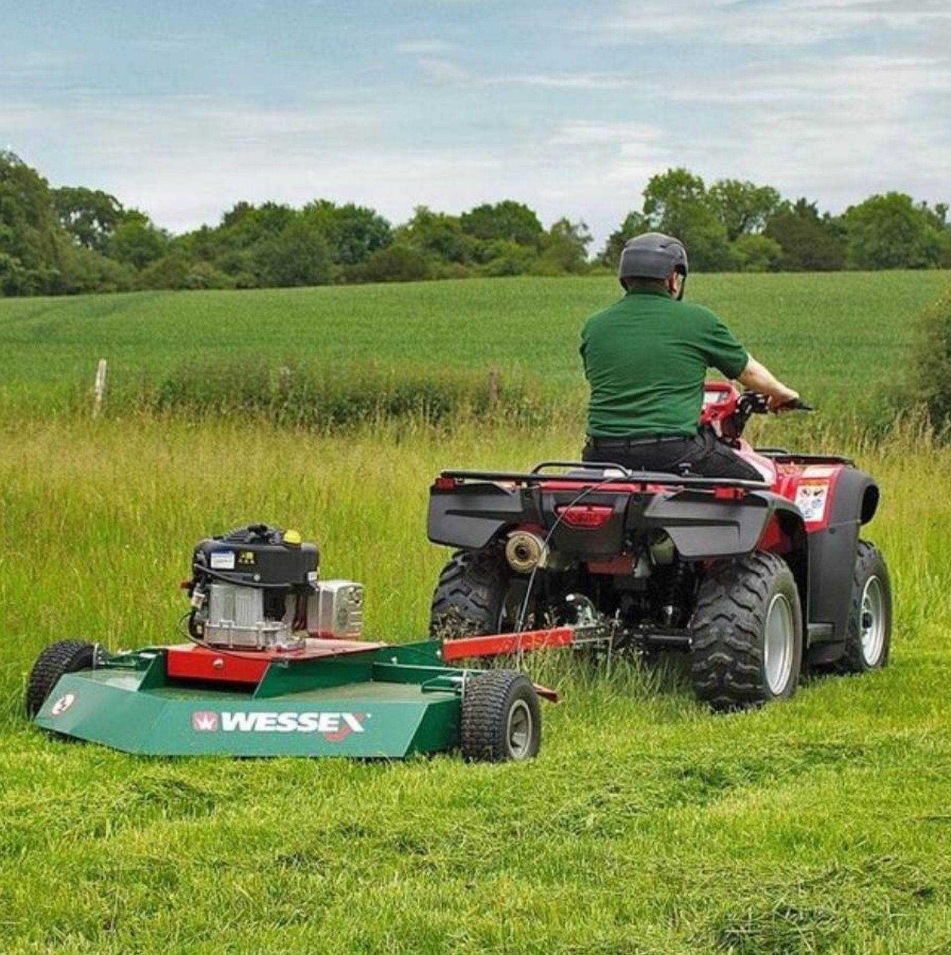 New And Unused Wessex AT-110 1.1 Metre ATV Pasture Topper Mower *PLUS VAT* - Image 3 of 6