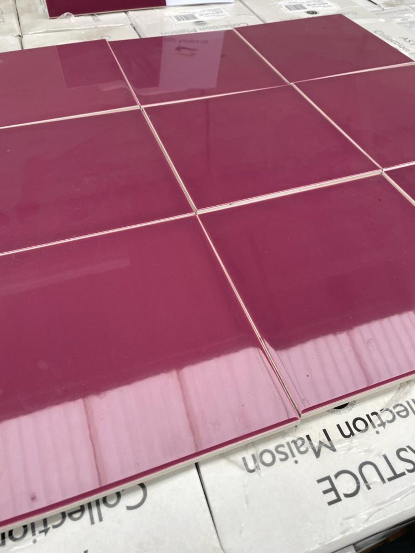 42SQM BRIL VIOLET TILES - NO RESERVE *PLUS VAT* - Image 3 of 3