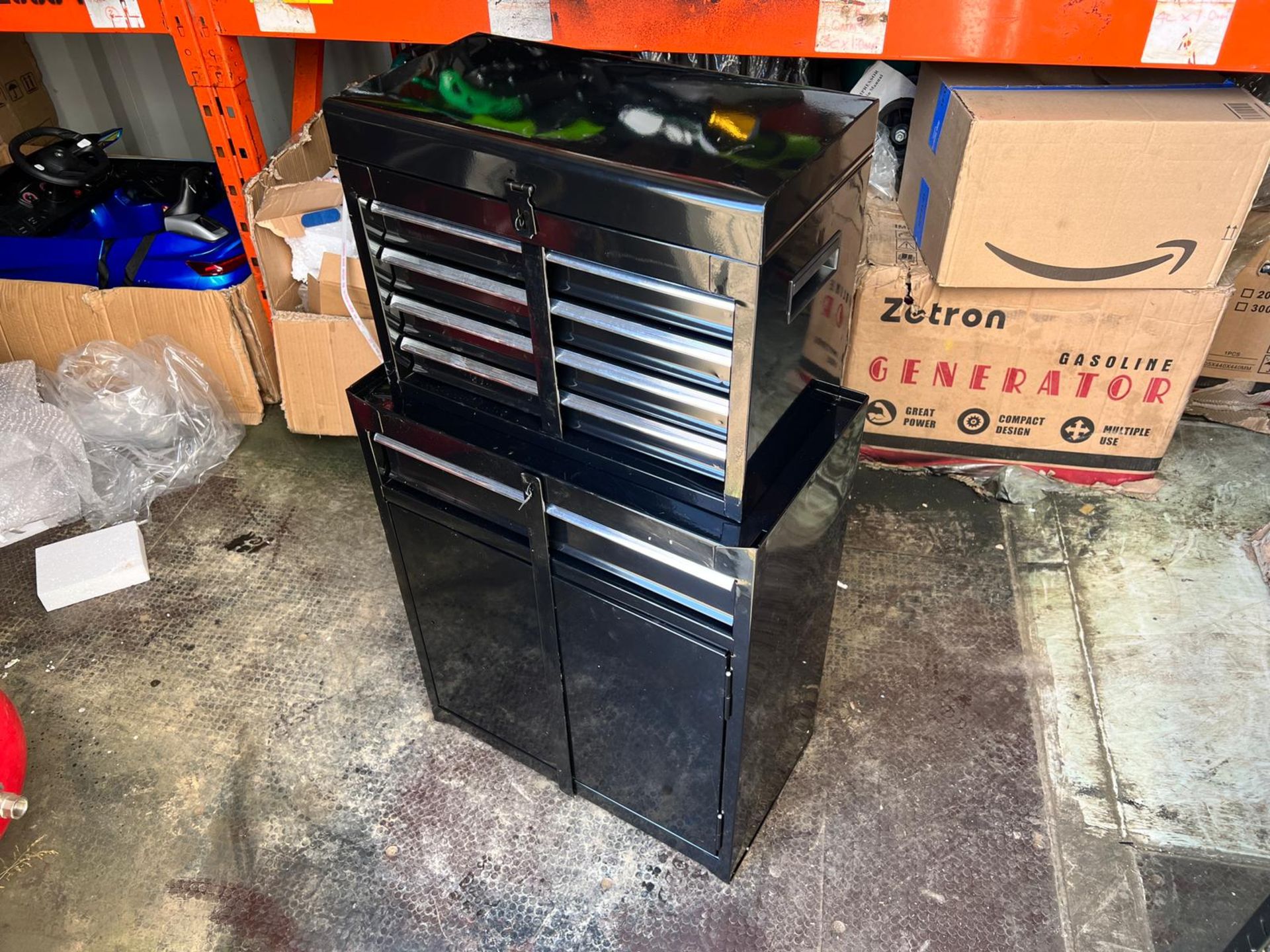 New And Unused Black Rolling Toolbox And Top 4 Draw Cabinet *PLUS VAT* - Image 16 of 23