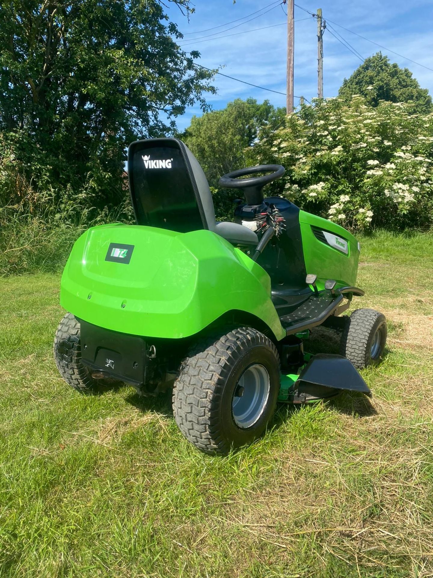 2017 VIKING T4 RIDE ON LAWN MOWER *PLUS VAT* - Image 7 of 7