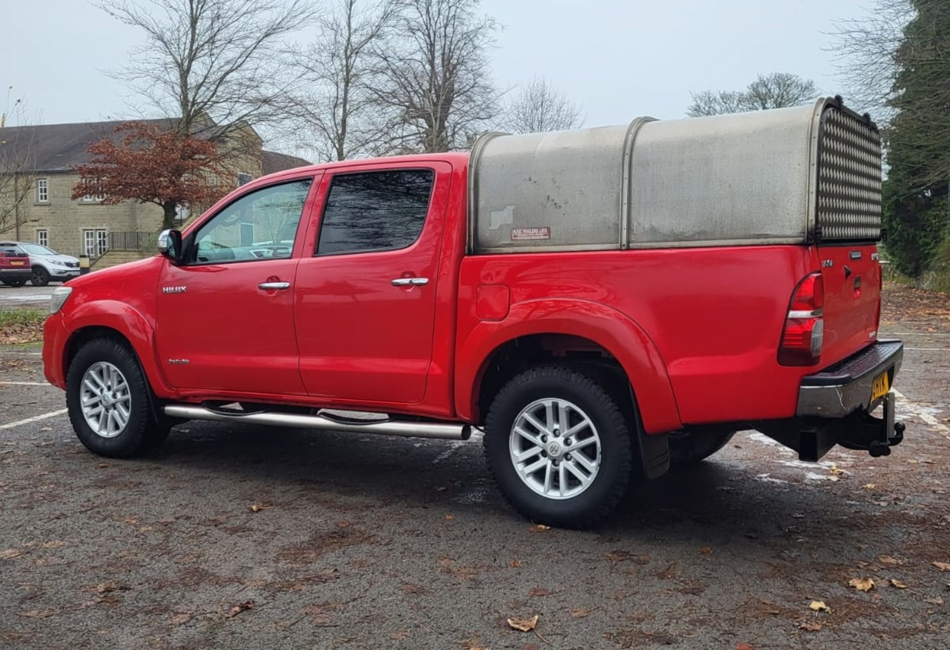 2013/13 REG TOYOTA HILUX INVINCIBLE MK7 D-4D 4X4 DOUBLE CAB 3.0 DIESEL RED PICK UP *PLUS VAT* - Image 4 of 16