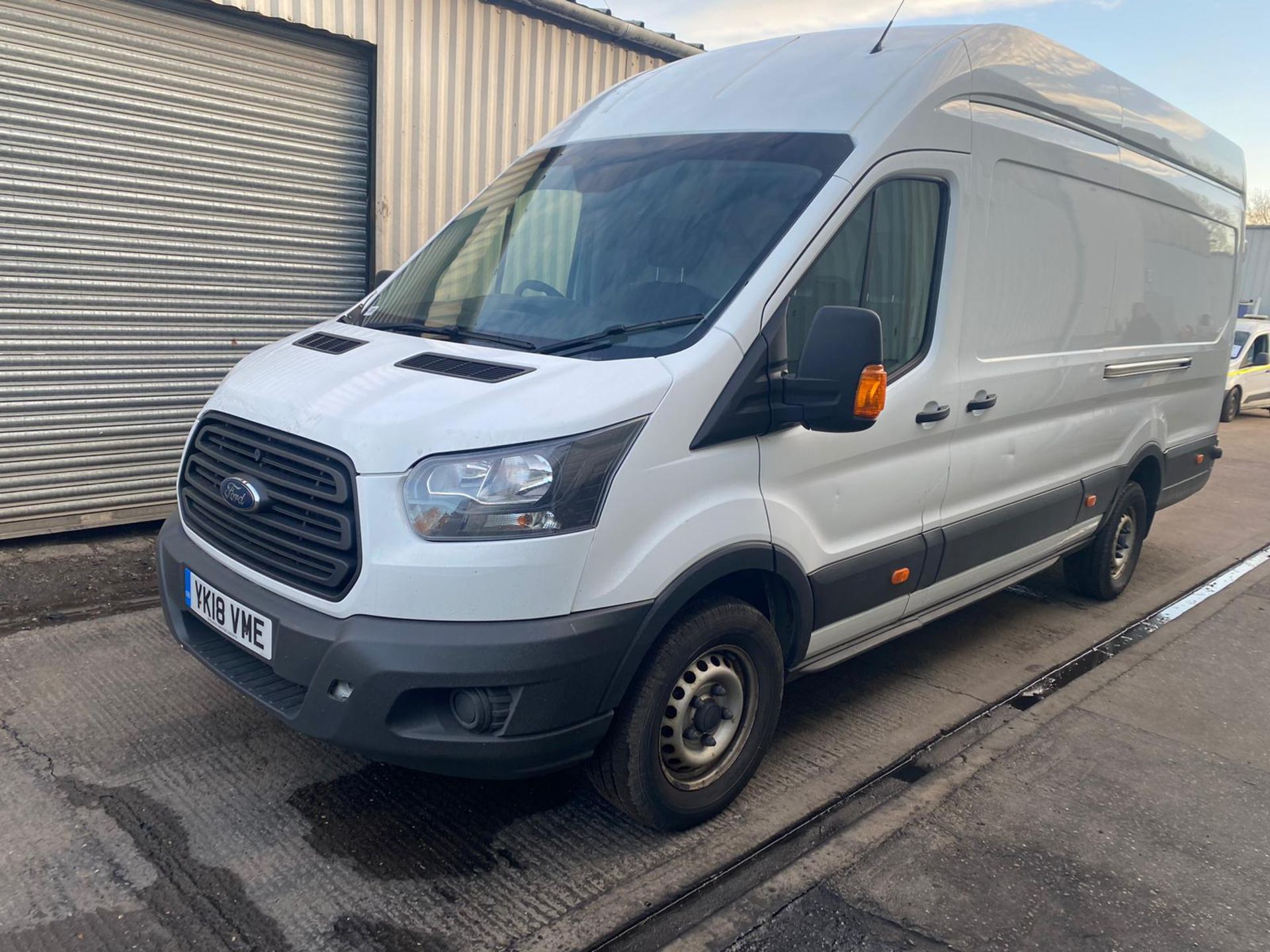 2018/18 REG FORD TRANSIT 350 JUMBO L4H3 BIGGEST AVAILABLE, SHOWING 0 FORMER KEEPERS *PLUS VAT* - Image 2 of 5