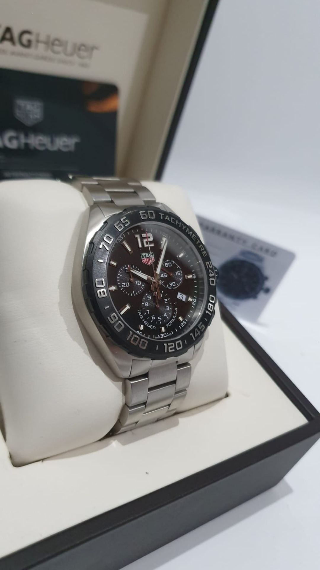 TAG HEUER FORMULA 1 44mm Steel Chronograph Mens Watch *NO VAT* - Image 6 of 11