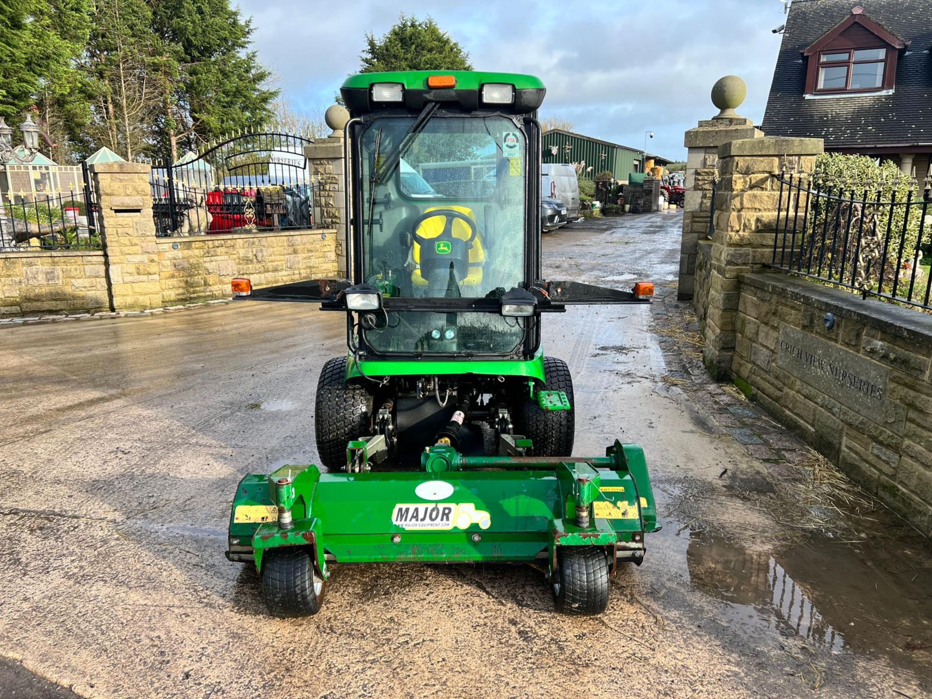 2014 John Deere 1565 4WD Outfront Mower With Major MJ21-160JD Flail Deck *PLUS VAT* - Image 2 of 25