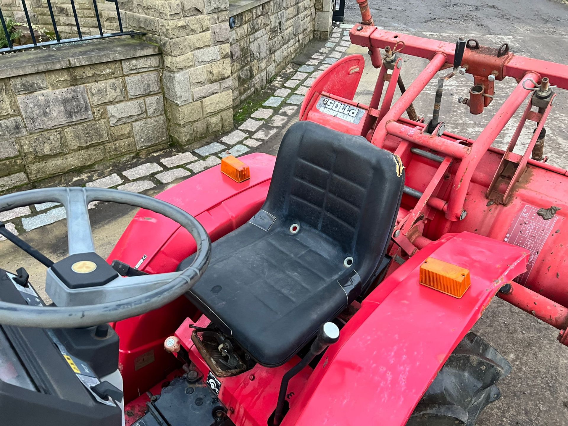 Mitsubishi MTX13 4WD Compact Tractor With Mitsubishi P1105s Rotavator/Tiller *PLUS VAT* - Image 11 of 13