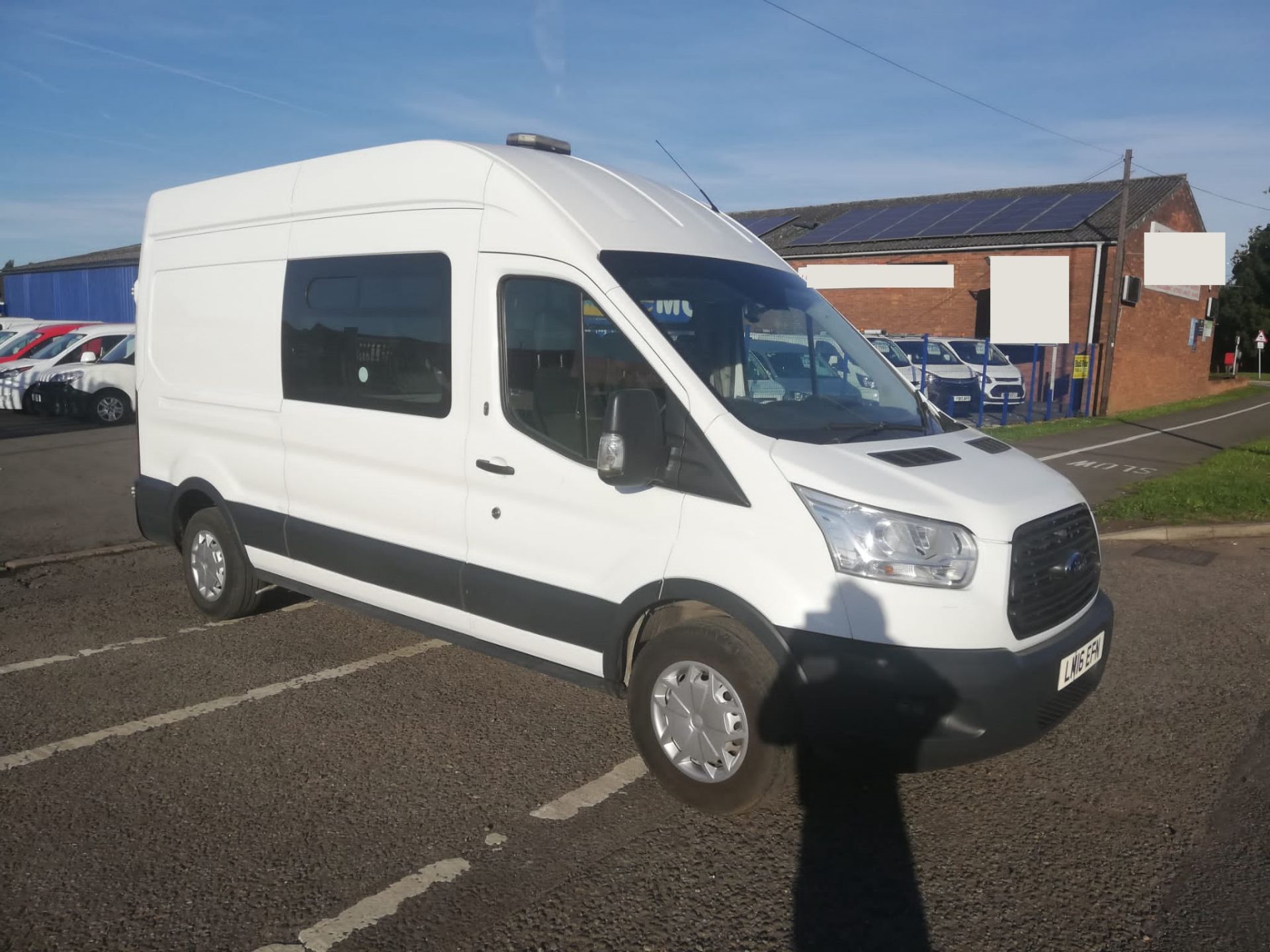 2016 FORD TRANSIT 350 WHITE WELFARE UNIT WITH TOILET 141,000 MILES *PLUS VAT*