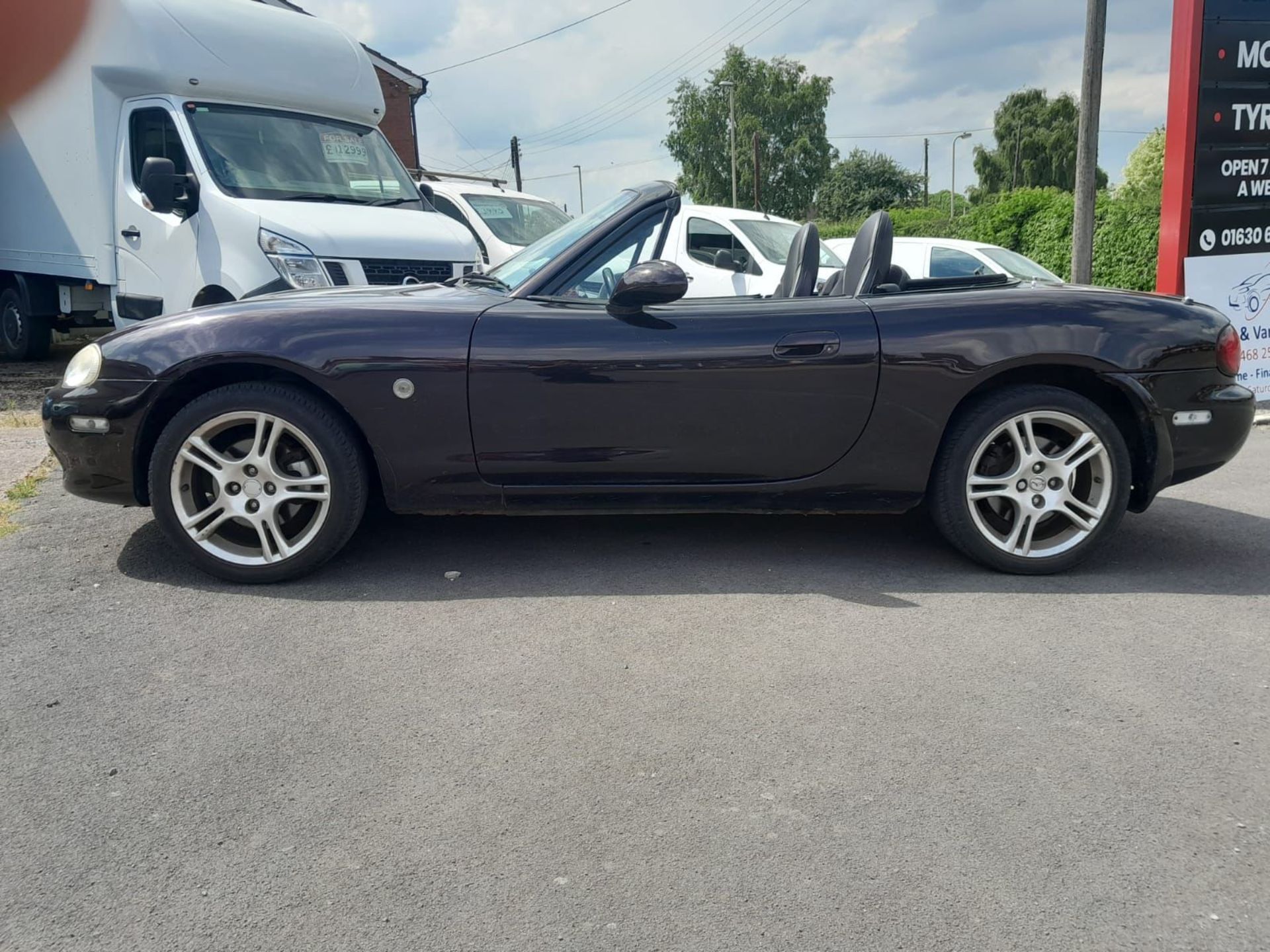 2005 MAZDA MX-5 S-VT SPORT MAROON CONVERTIBLE - 2 KEYS - SOME HISTORY *NO VAT* - Image 6 of 8