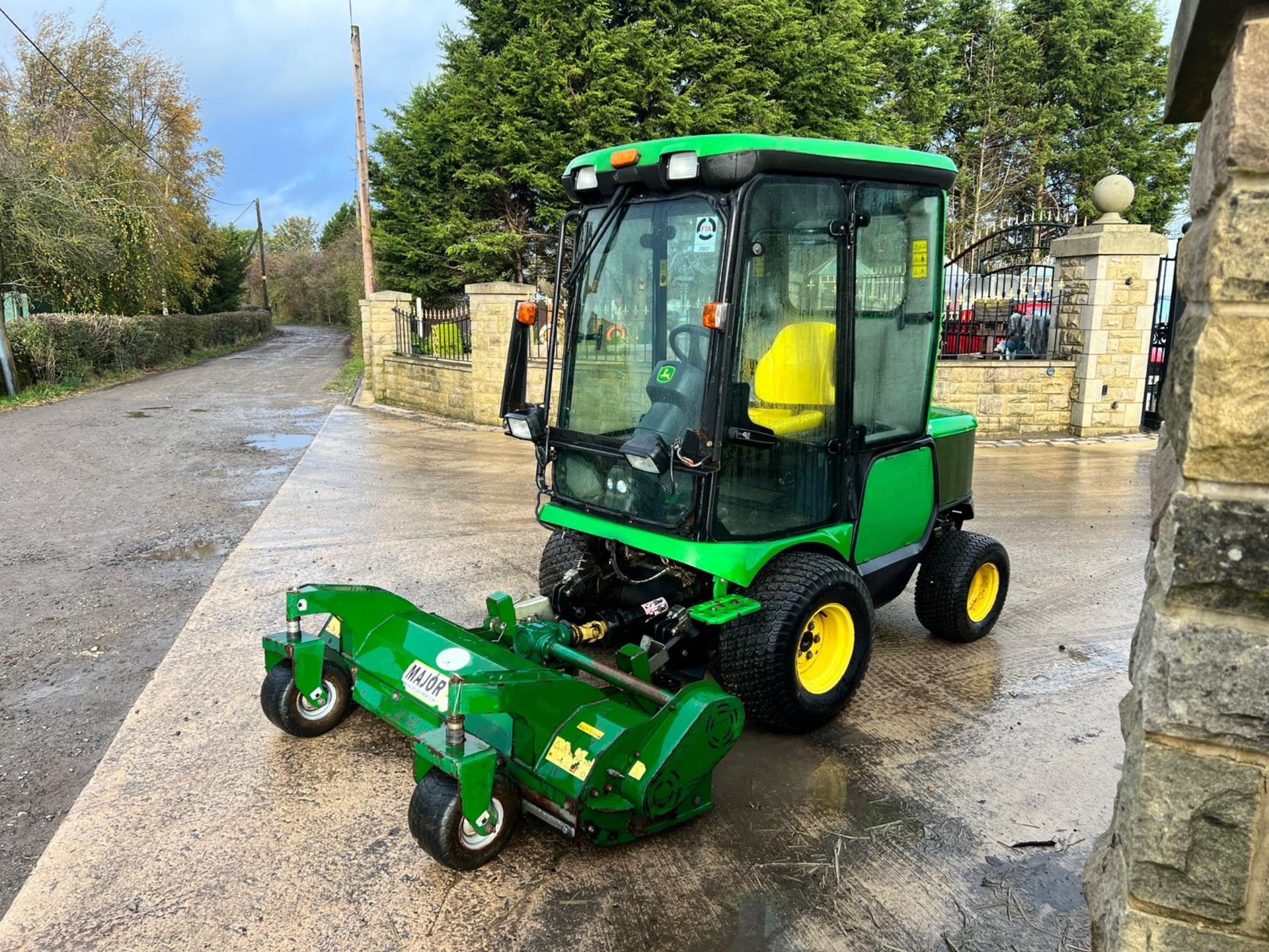 2014 John Deere 1565 4WD Outfront Mower With Major MJ21-160JD Flail Deck *PLUS VAT*