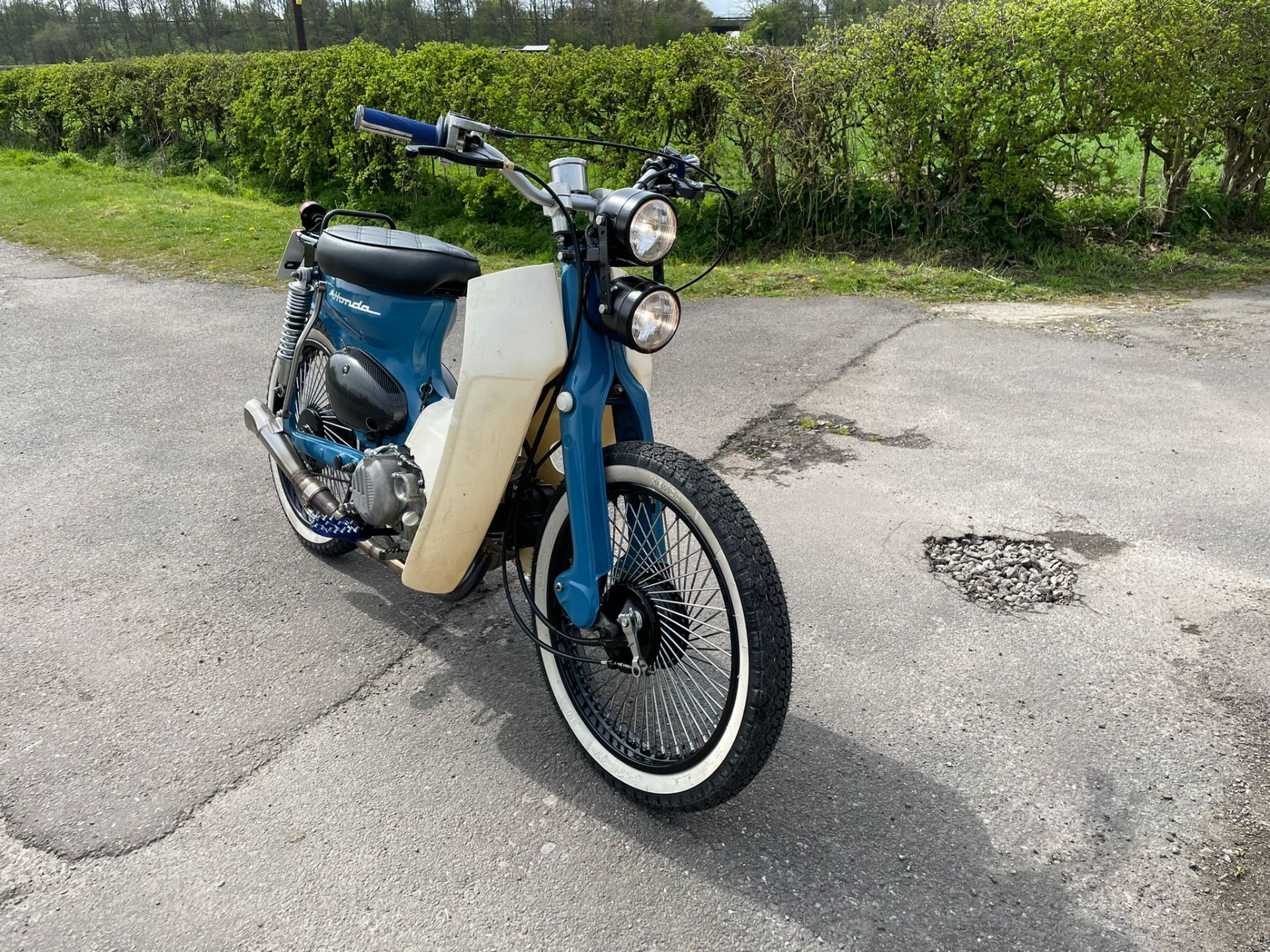 Honda c50 fitted with a 212 Daytona 4 valve engine, very fast and been a 5 speed sits at 70mph - Image 7 of 10