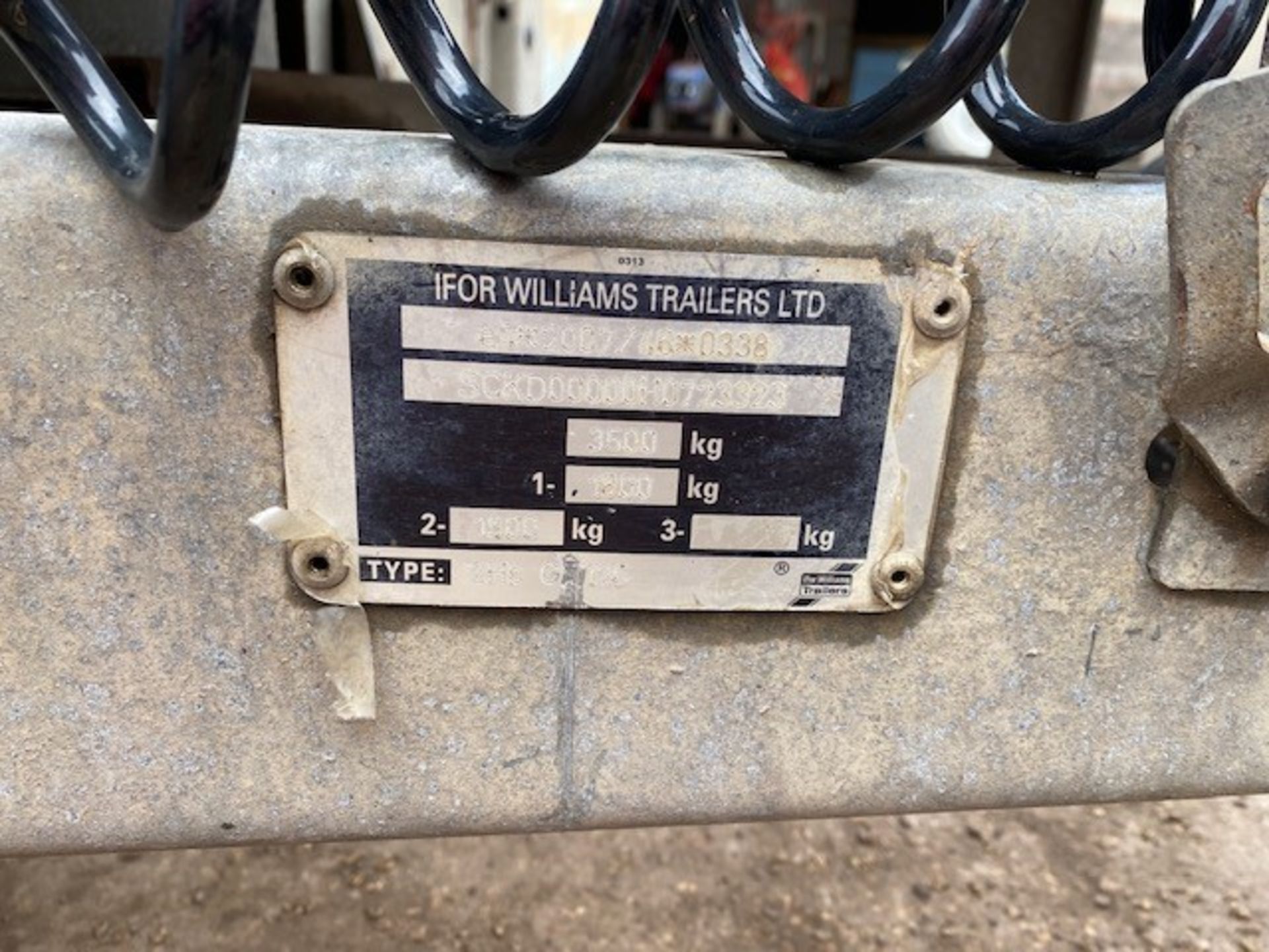 Ifor Williams 12 x 6 Plant Trailer, One Owner From New, Ball Hitch, Good Trailer All Round*PLUS VAT* - Image 8 of 10