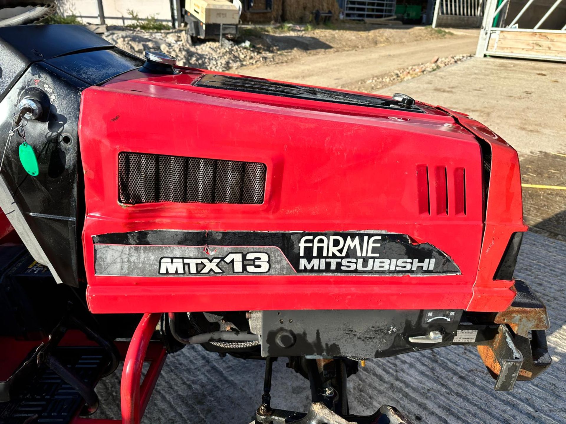Mitsubishi MTX13 4WD Compact Tractor With Mitsubishi P1105s Rotavator/Tiller *PLUS VAT* - Image 13 of 17