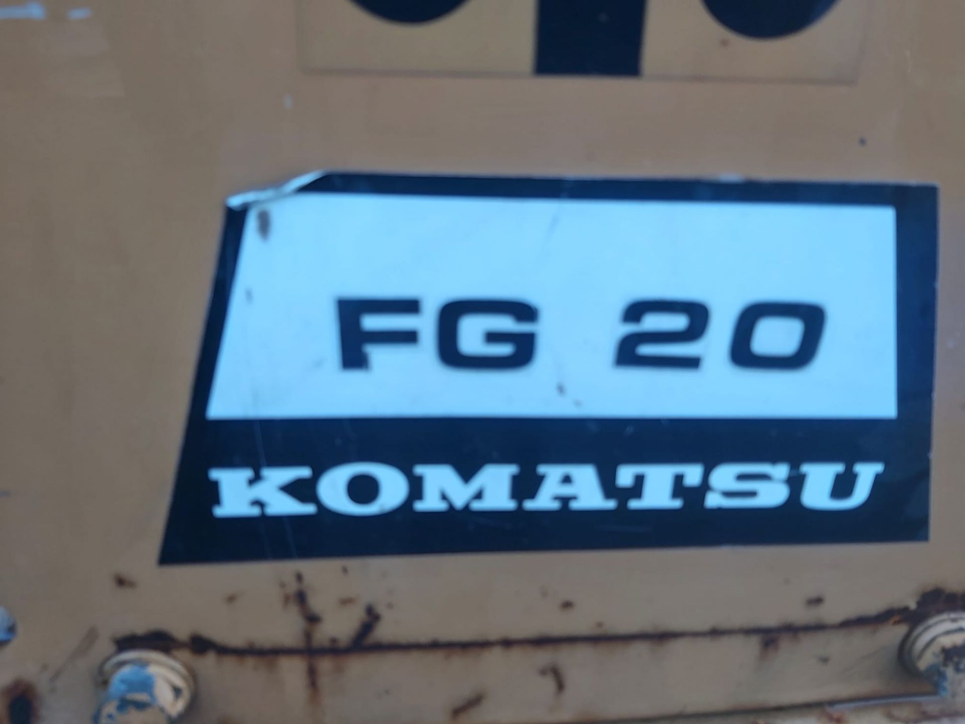 KOMATSU FORKLIFT FG029-S-3 *NO VAT* - Image 10 of 10